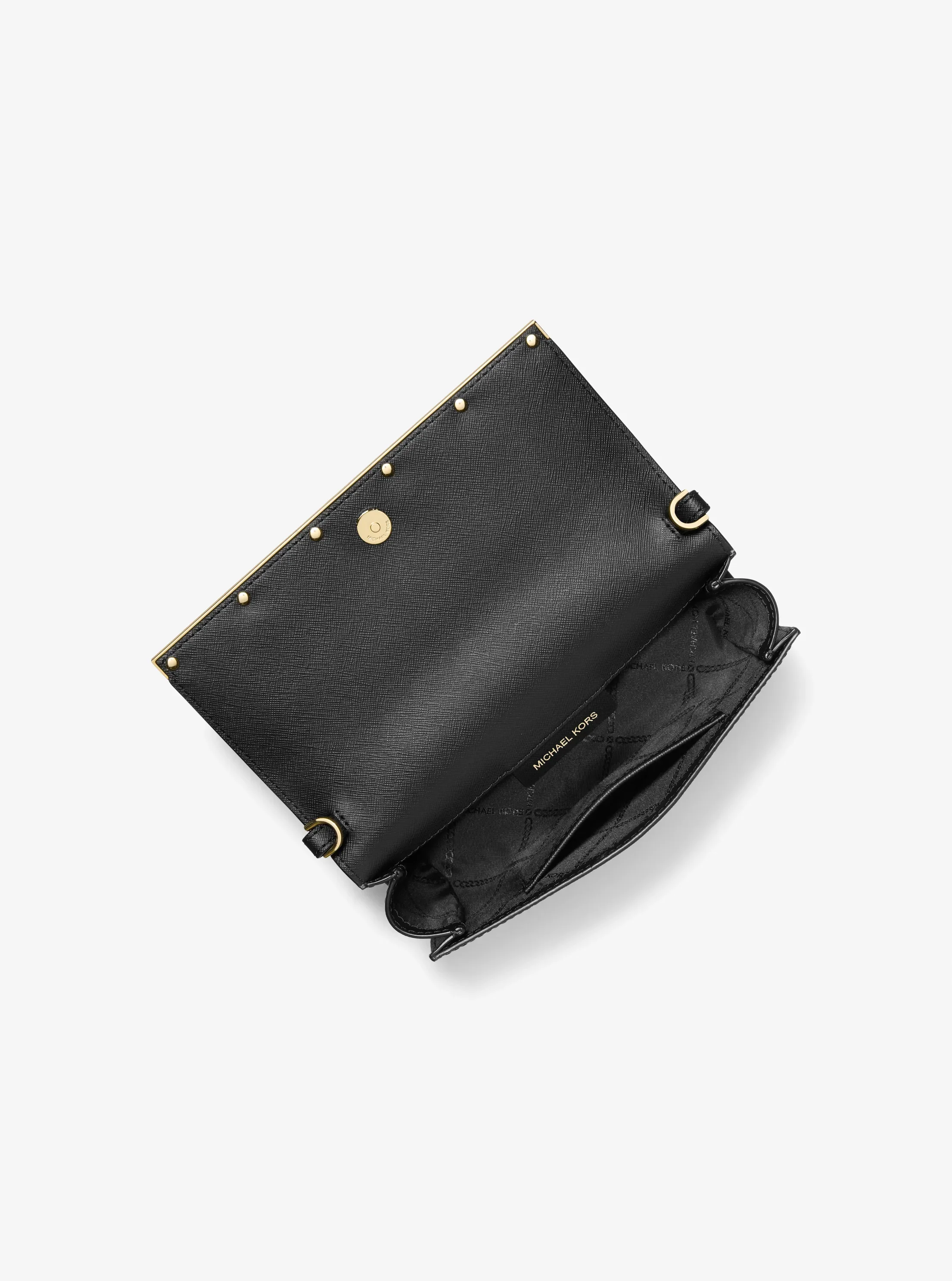 Женские сумки Michael Kors Mona Large Saffiano Leather Clutch — фото 2