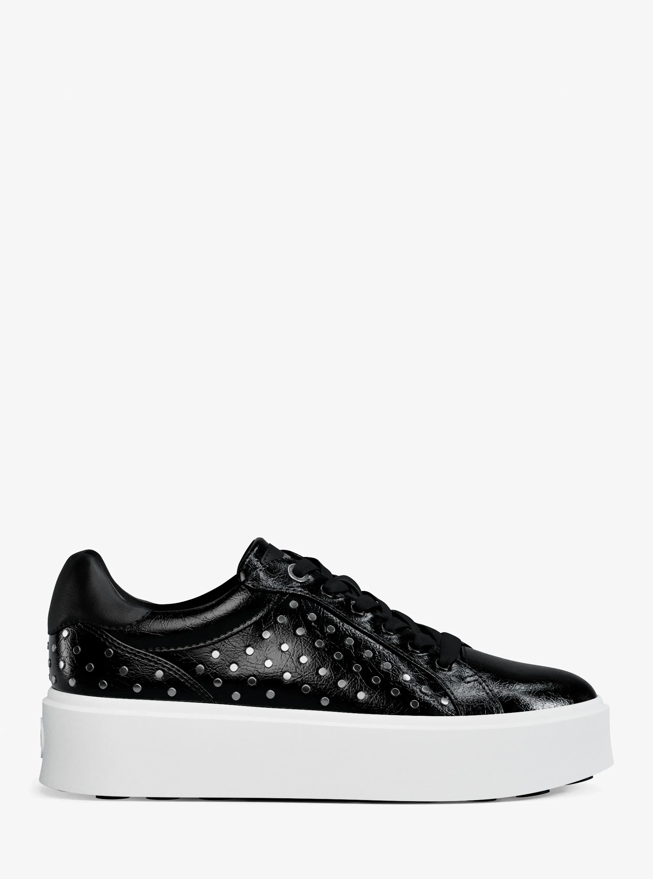 Кроссовки Michael Kors Romey Studded Platform, цвет: Чёрный — фото 2
