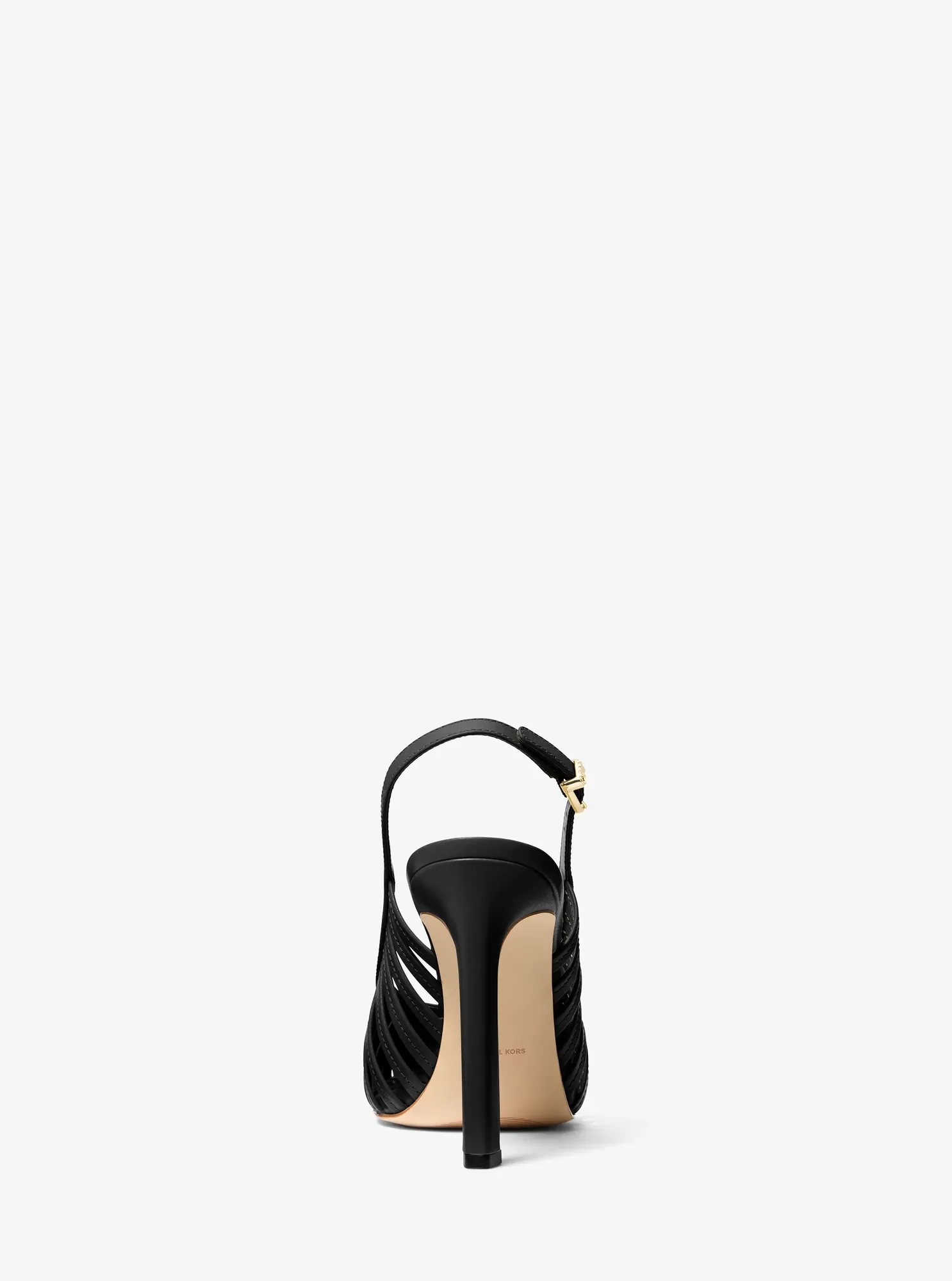 Женские туфли Michael Kors Adriana Leather Pump, цвет: Чёрный — фото 3