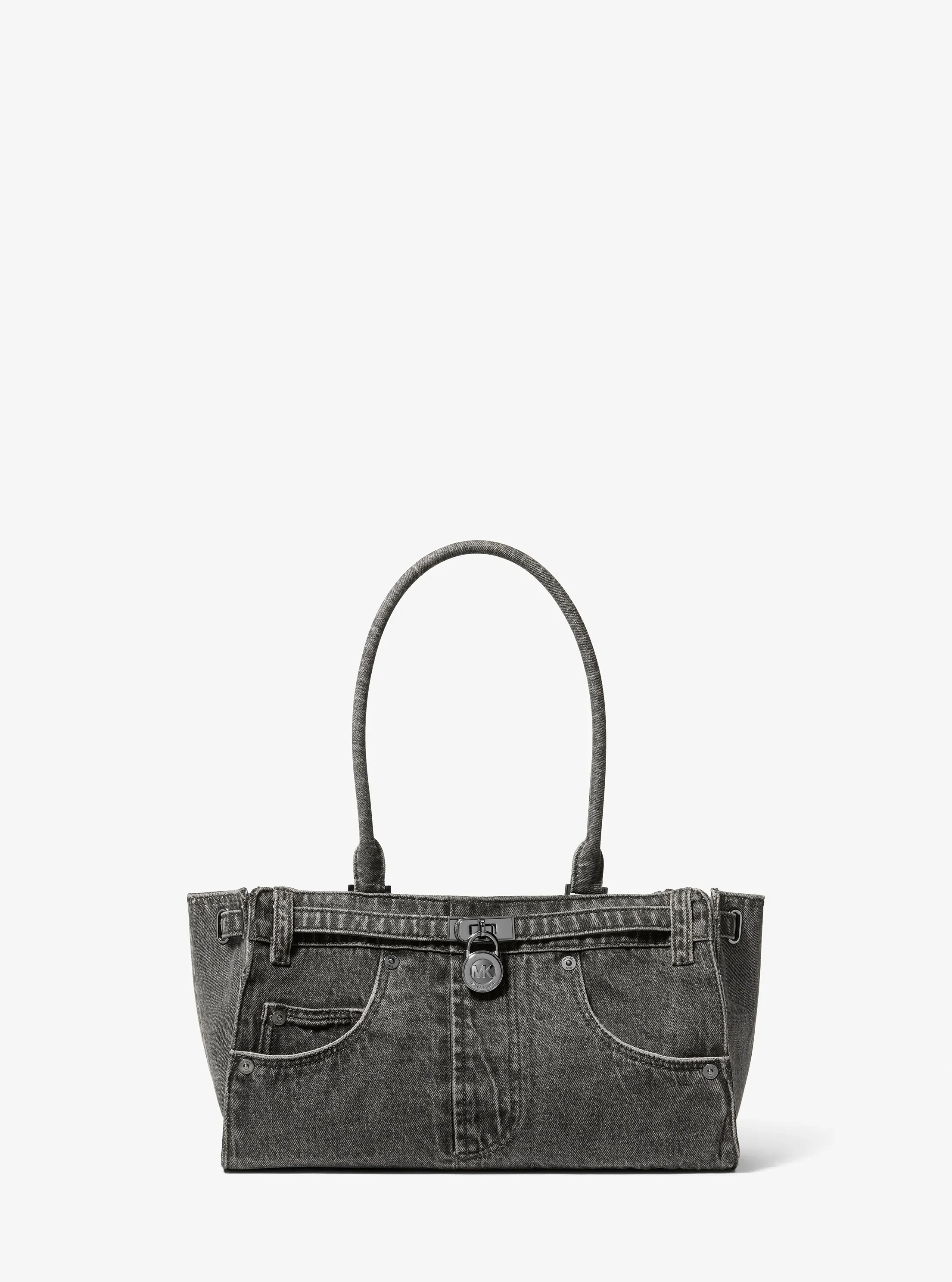 Женские сумки Michael Kors Hamilton Moderne Small Washed Denim Satchel
