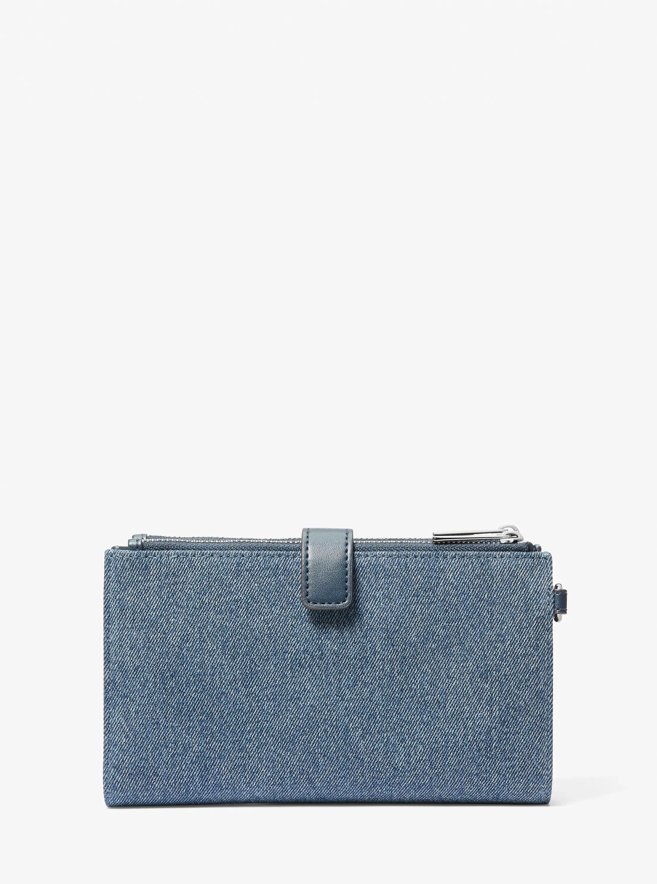 Michael Kors Jet Set Travel Embellished Denim Wristlet — фото 3