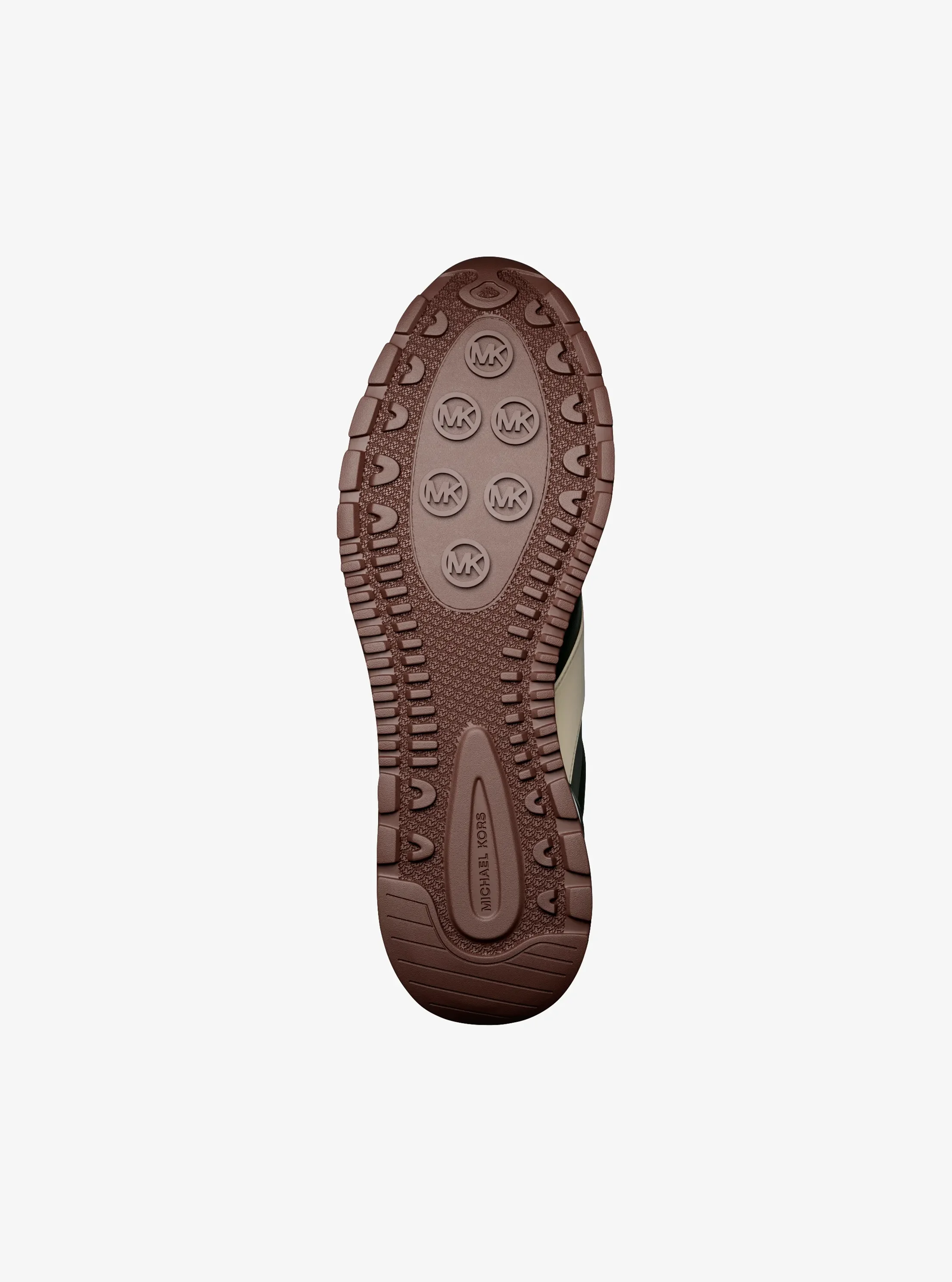 Кроссовки Michael Kors Remy Mixed-Media Trainer, цвет: Зелёный — фото 6