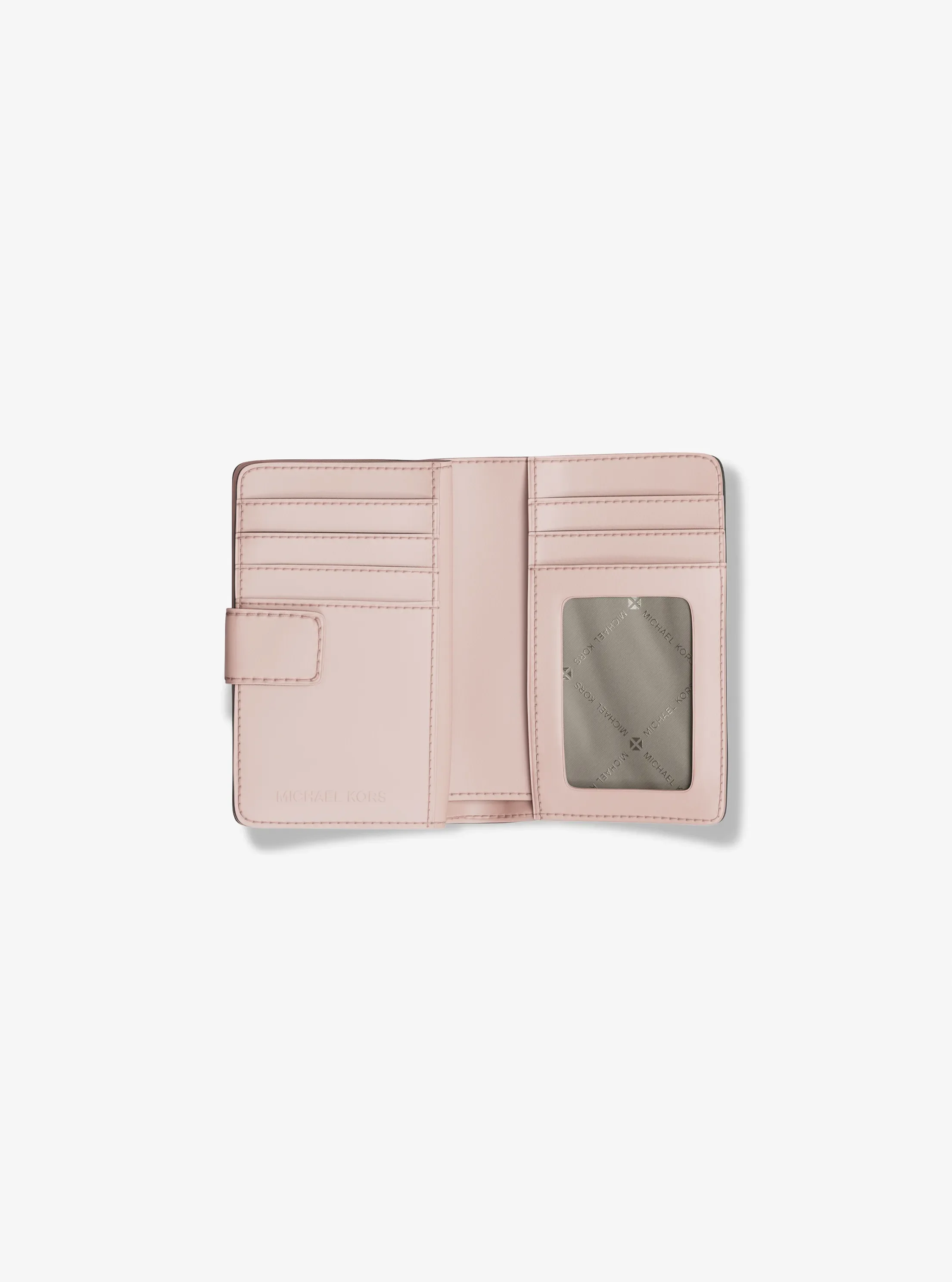 Кошельки Michael Kors Jet Set Medium Signature Logo Bi-Fold Wallet — фото 2