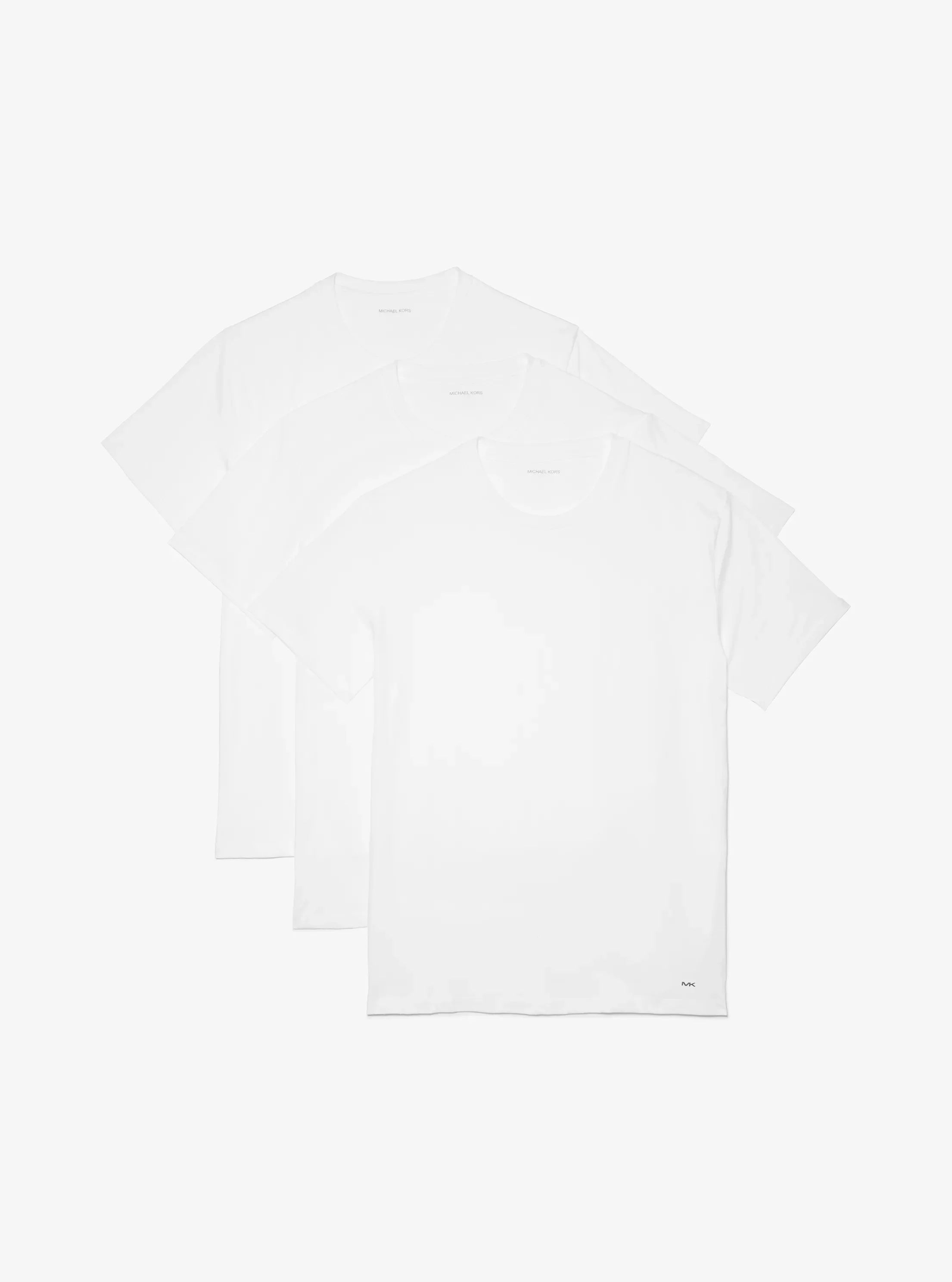 Футболки Michael Kors 3-Pack Cotton, цвет: Белый — фото 3