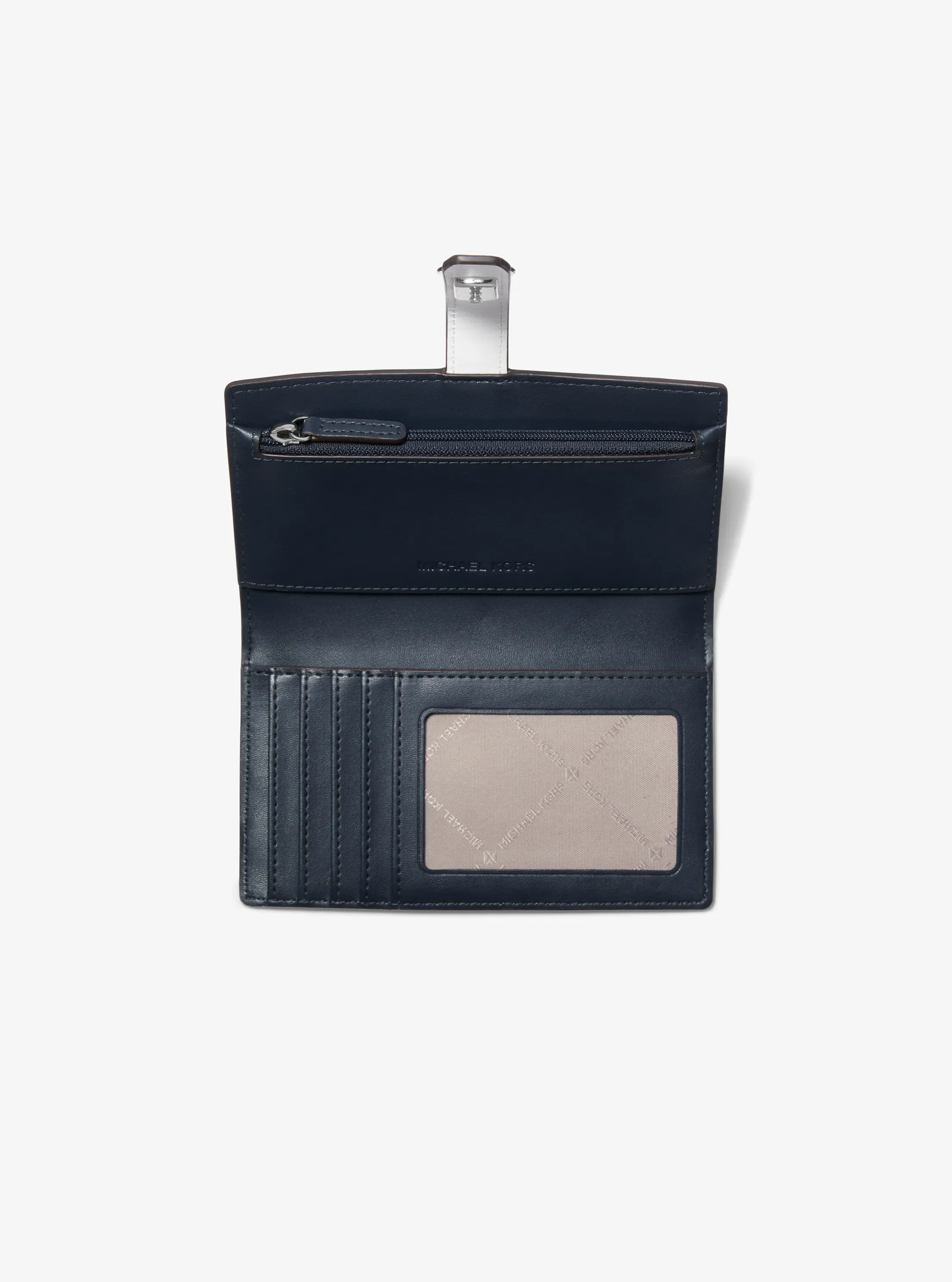 Кошельки Michael Kors Greenwich Medium Signature Logo Wallet — фото 2