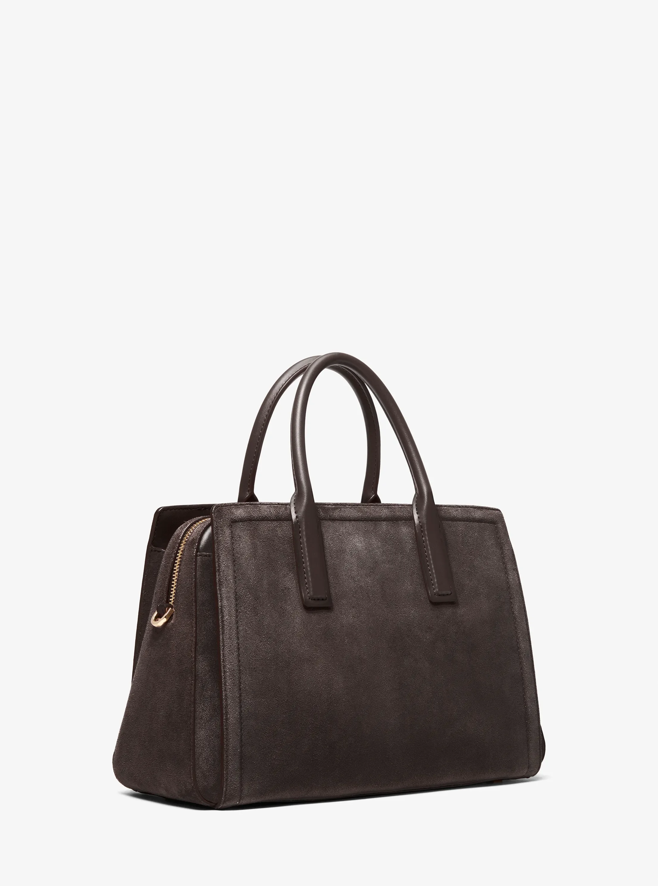 Michael Kors Laila Medium Suede Satchel — фото 3