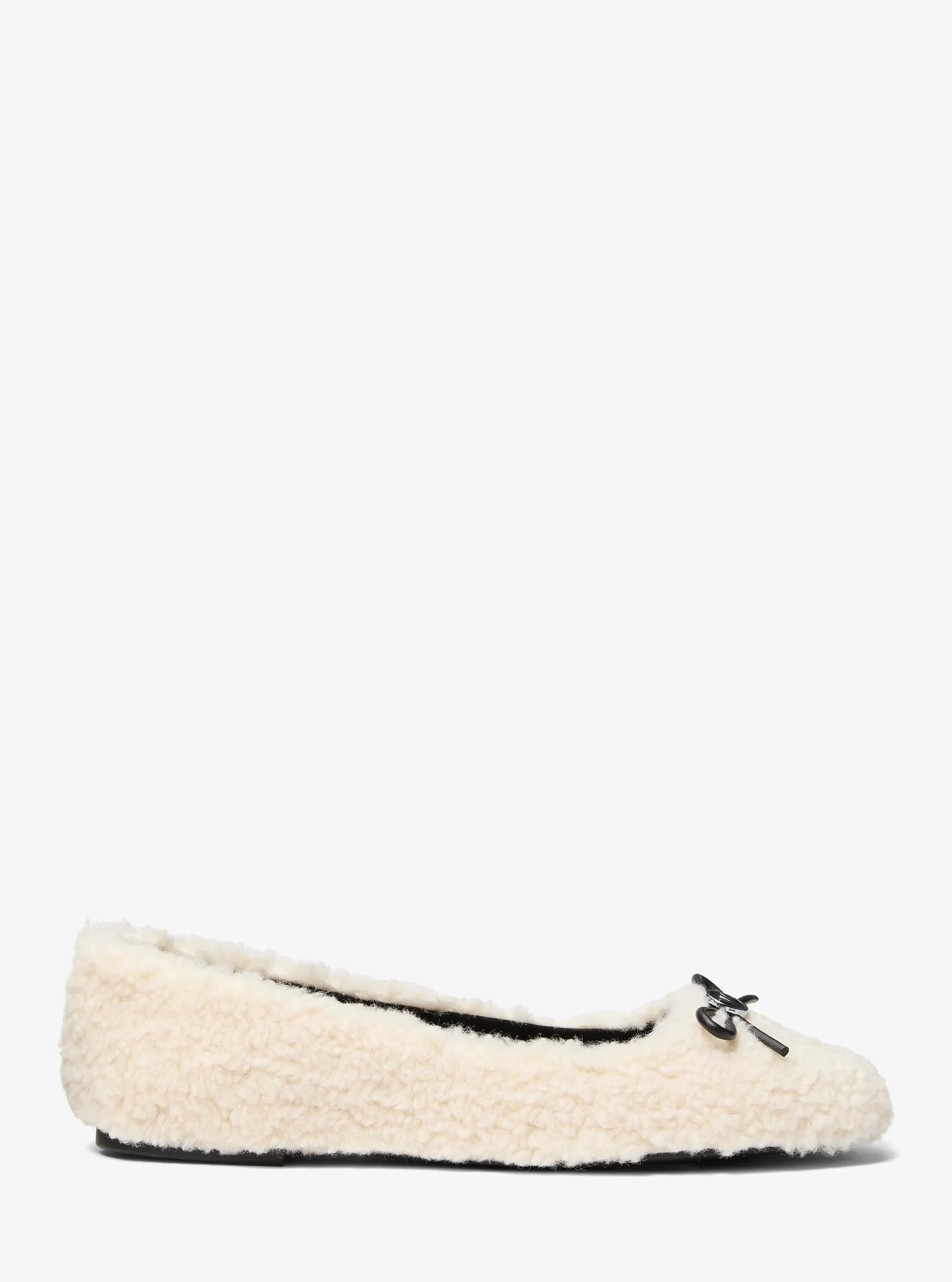 Балетки Michael Kors Savannah Faux Shearling Ballet Flat, цвет: Натуральный — фото 2