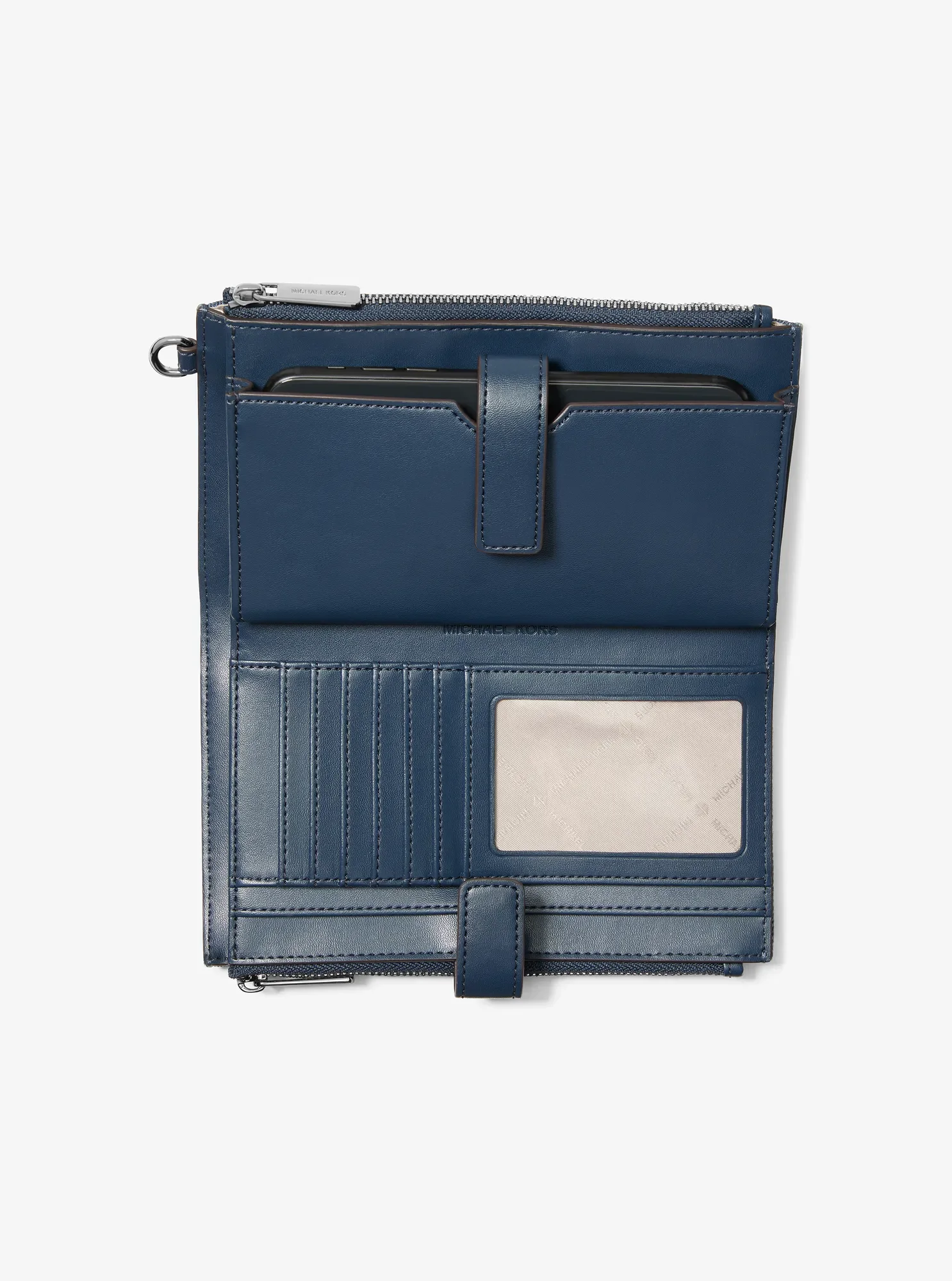 Michael Kors Jet Set Travel Embellished Denim Wristlet — фото 2