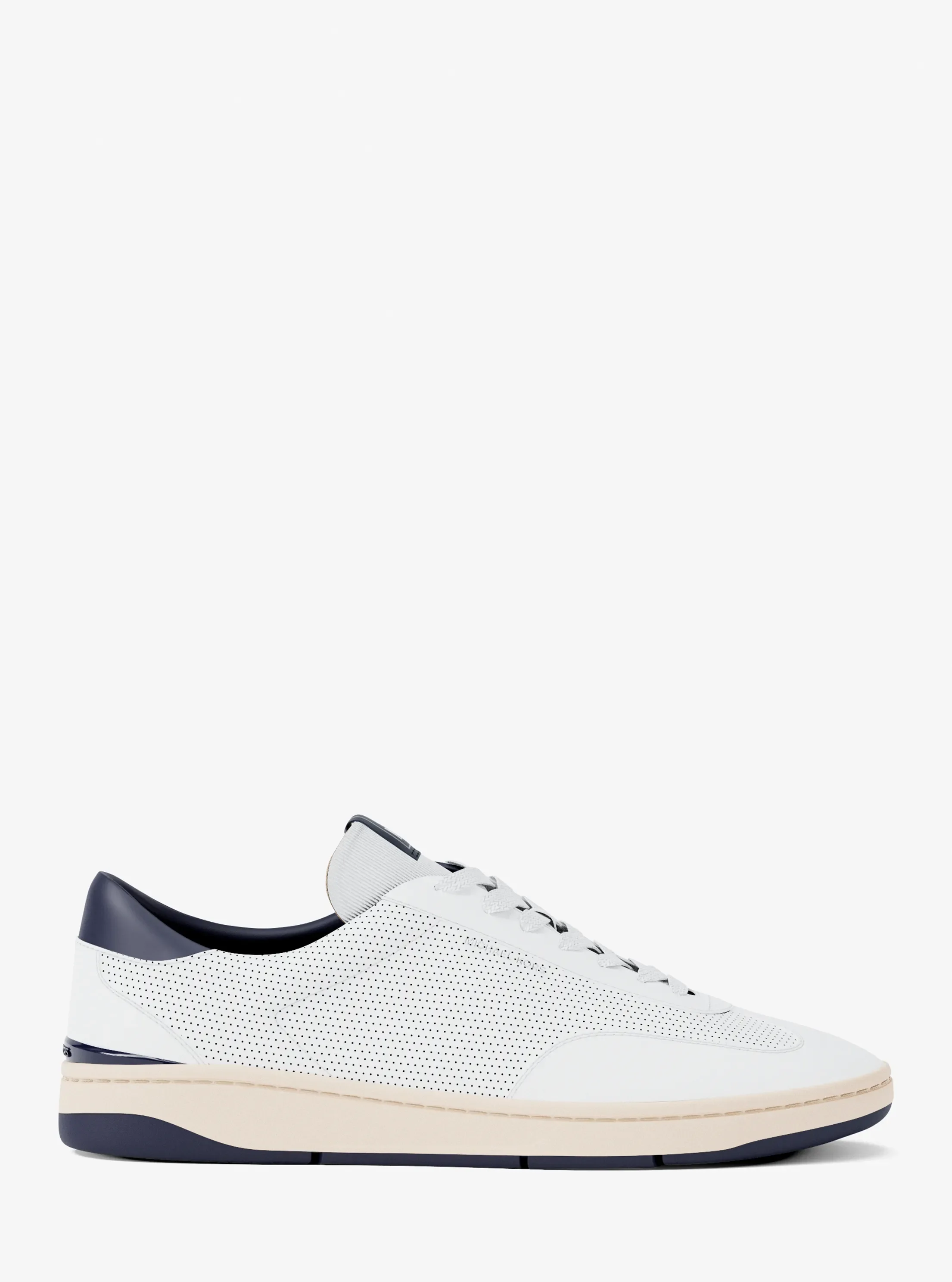 Мужские кроссовки Michael Kors Wilton Perforated Leather, цвет: Dress Blues — фото 2