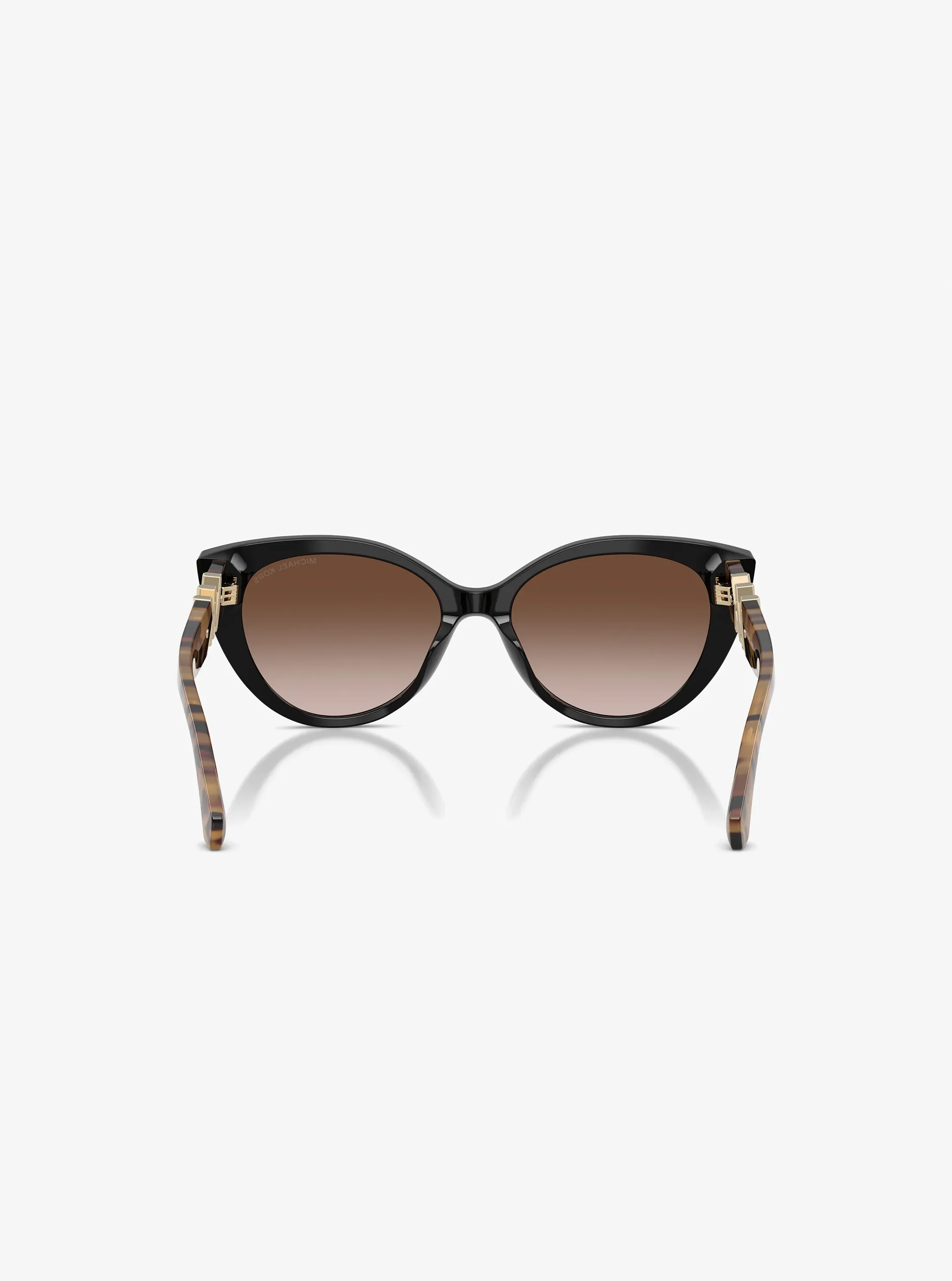Женские солнцезащитные очки Michael Kors Catalina Sunglasses, цвет: Чёрный — фото 4