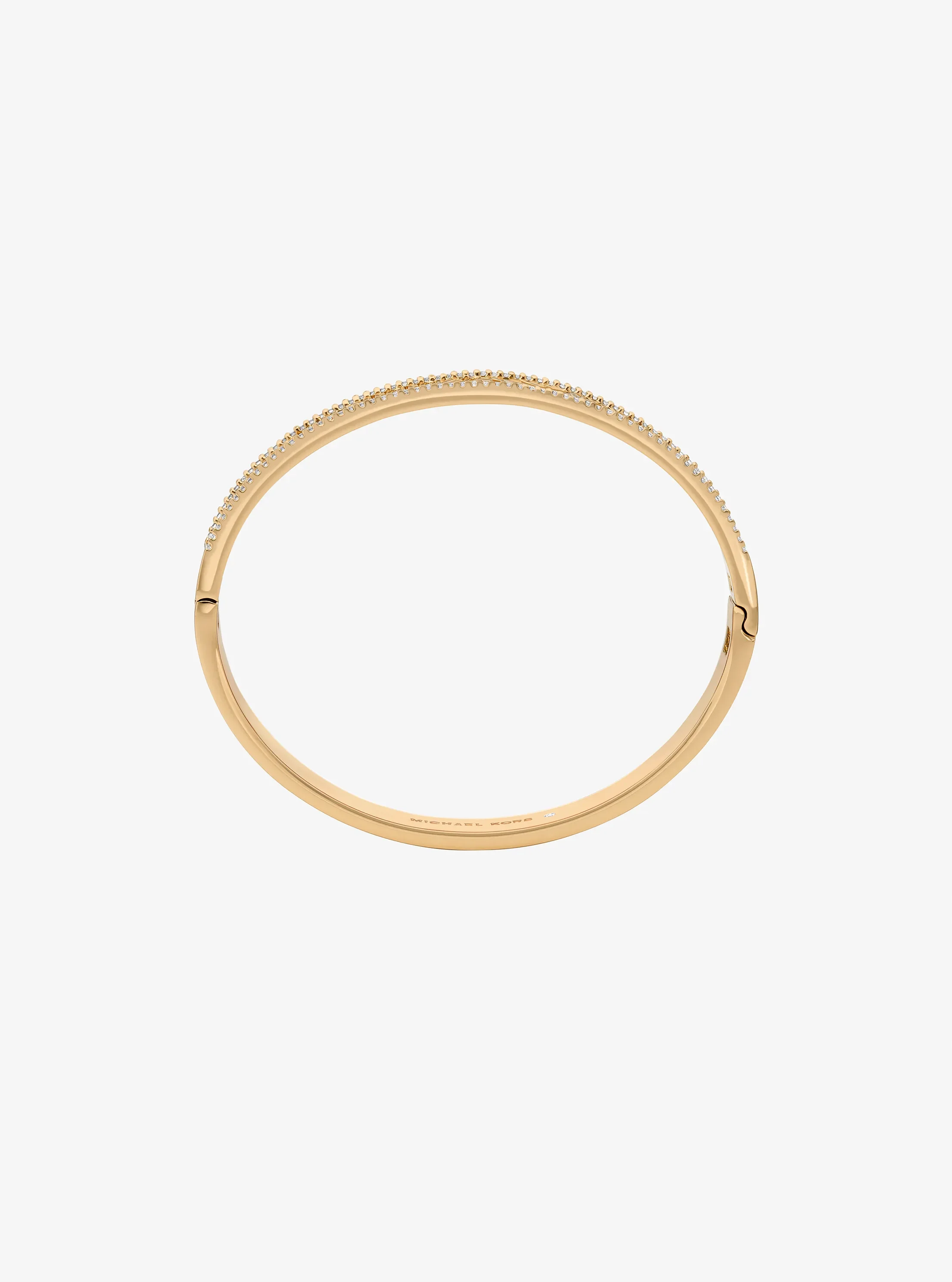 Браслет Michael Kors Pavé Perforated Logo, цвет: Золотой — фото 2