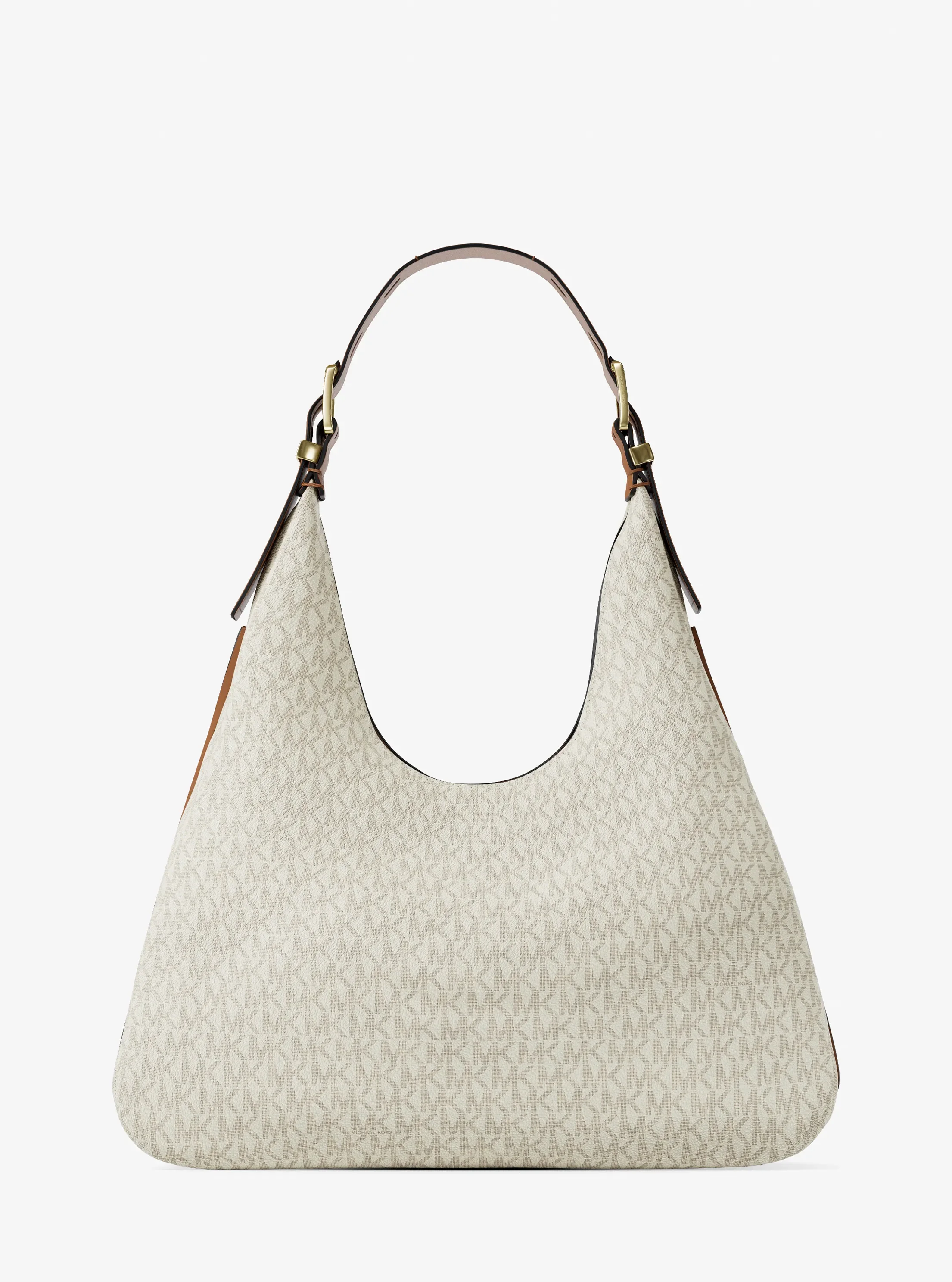 Michael Kors Nolita Large Signature Logo Hobo Shoulder Bag — фото 3