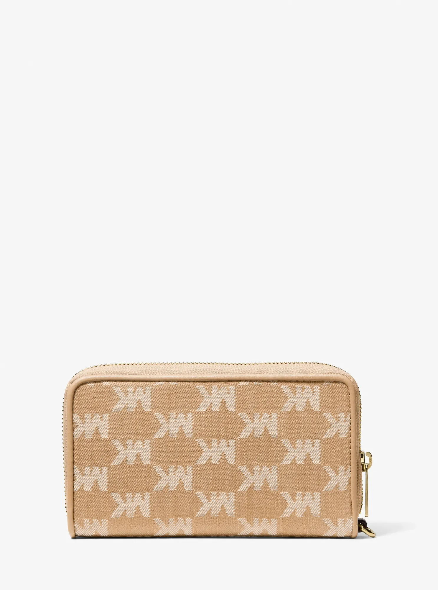 Michael Kors Jet Set Travel Large Logo Jacquard Denim Smartphone Wallet — фото 3