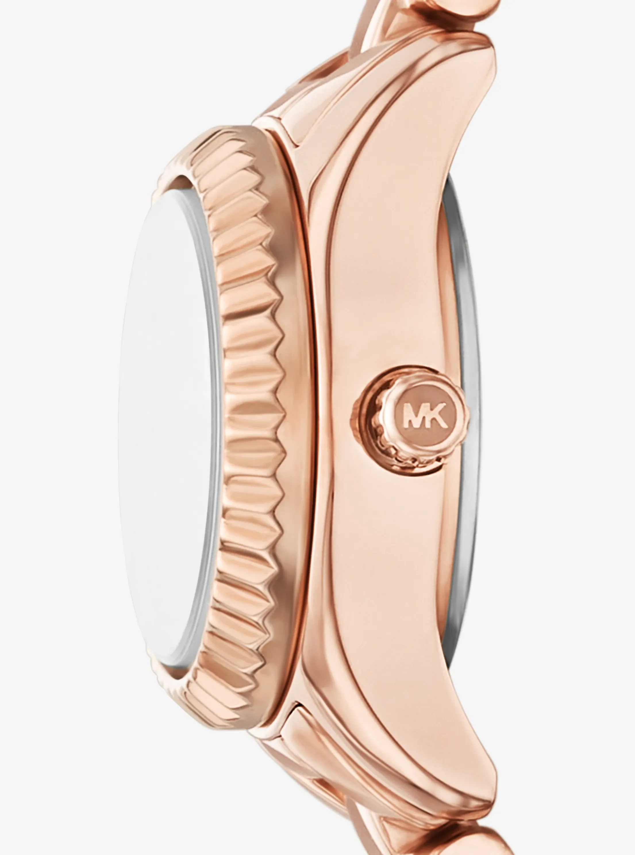 Часы Michael Kors Petite Lexington Pavé Rose Gold-Tone Watch and Jewelry Gift Set, цвет: Розовое золото — фото 2