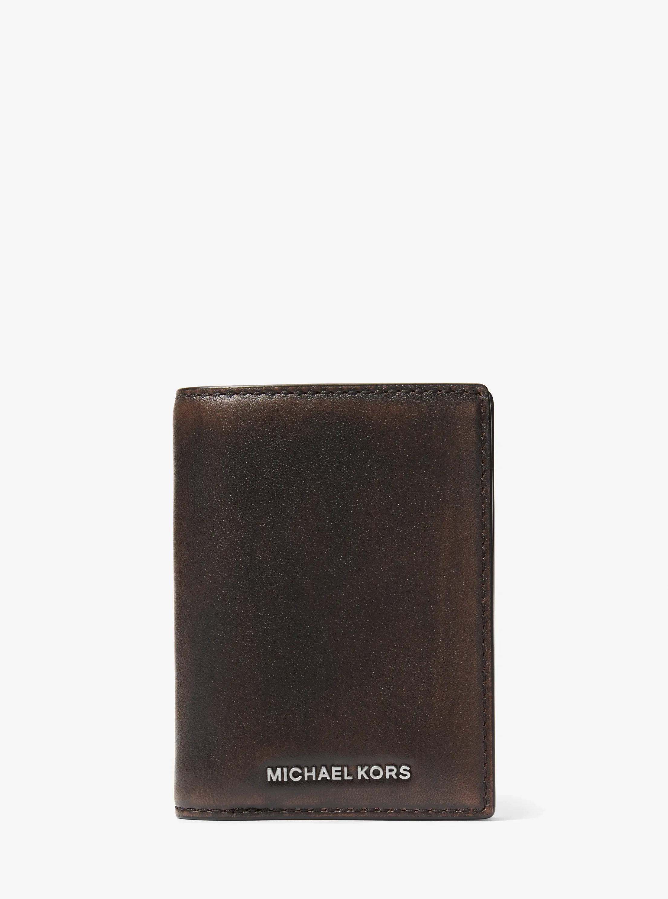 Мужские кошельки Michael Kors Hudson Leather Folio Card Case