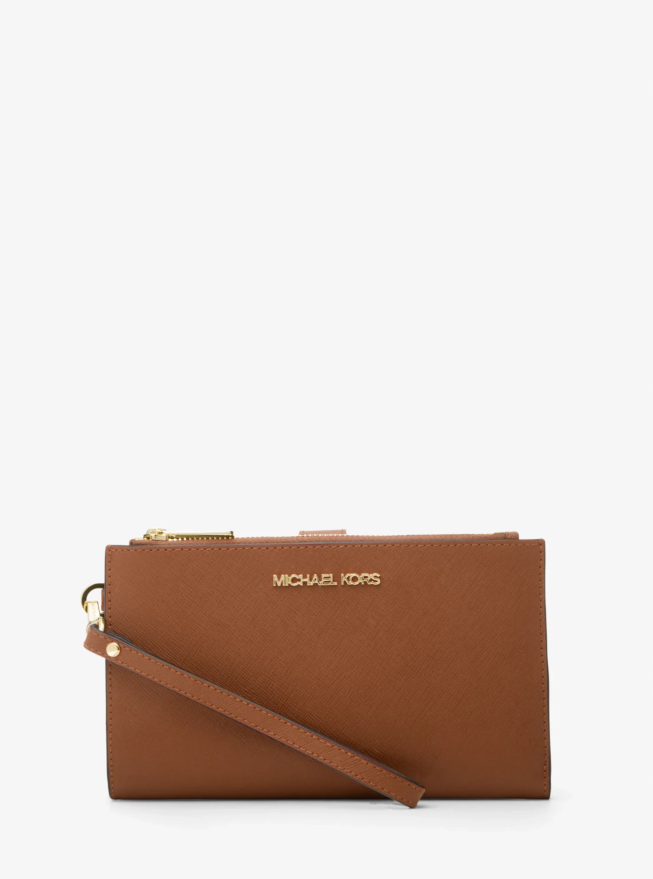 Michael Kors Jet Set Large Leather Smartphone Wristlet Wallet