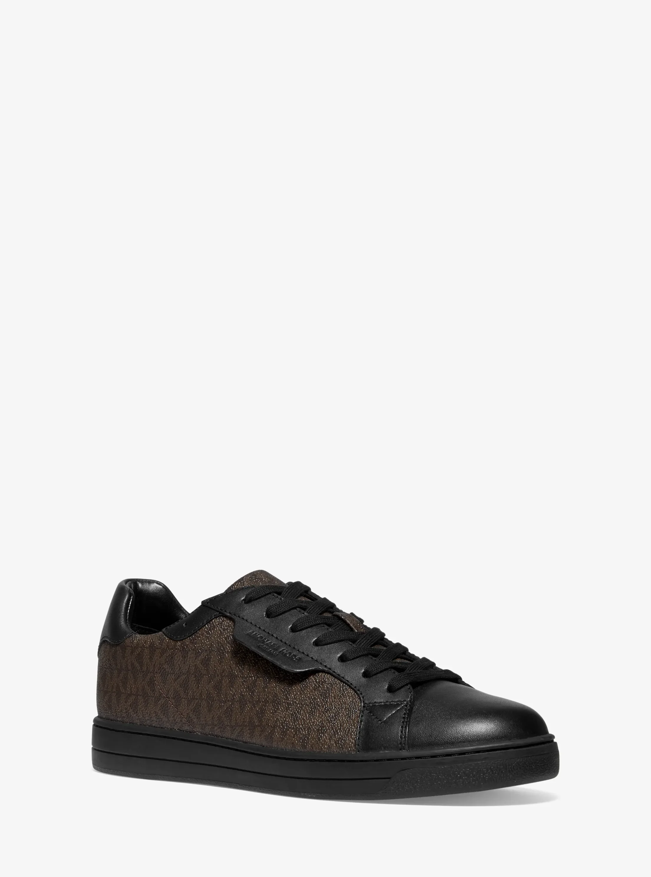 Мужские кроссовки Michael Kors Keating Logo and Leather Sneaker