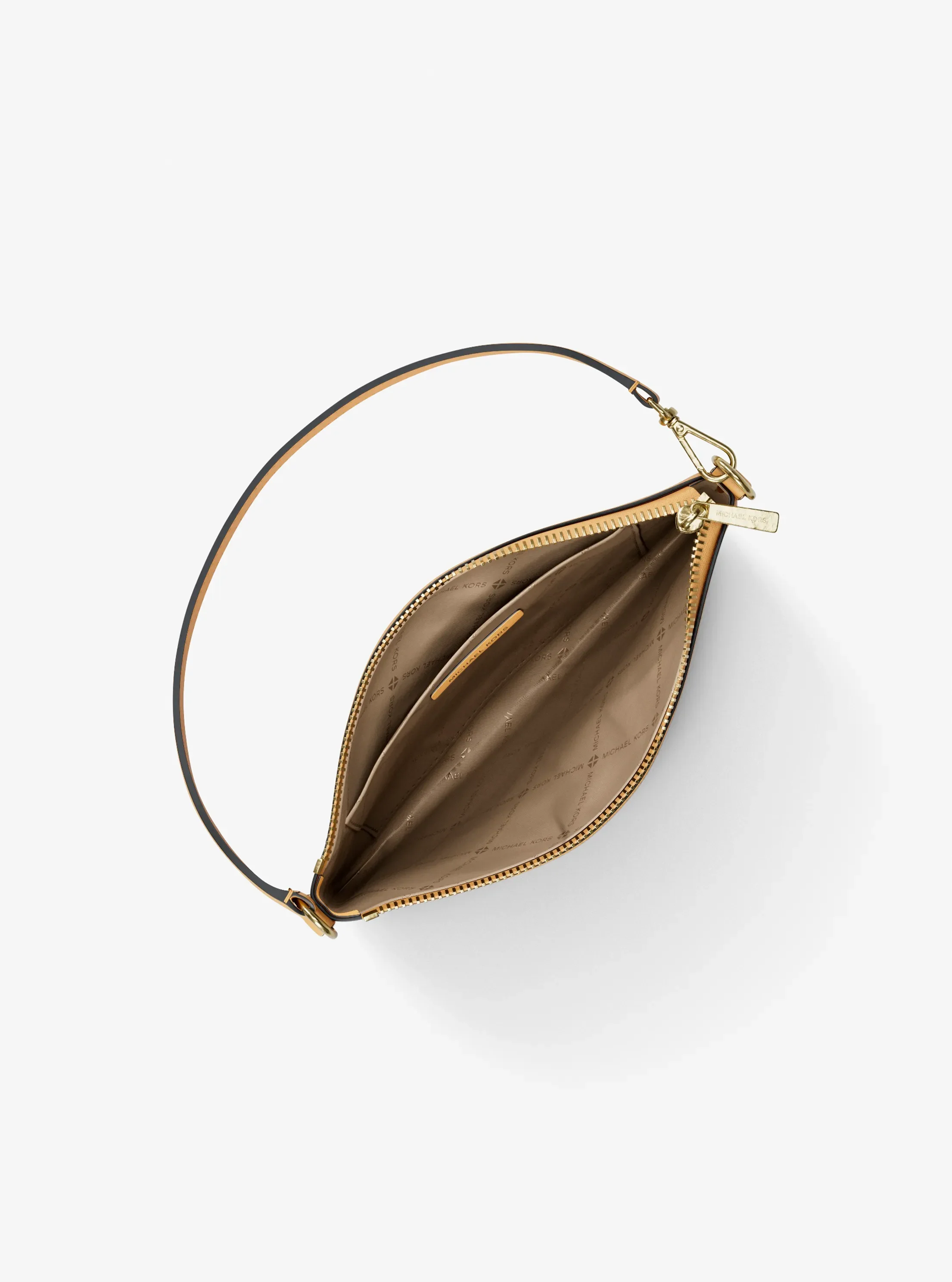 Сумки Michael Kors Jet Set Small Pebbled Leather Convertible Wristlet — фото 2