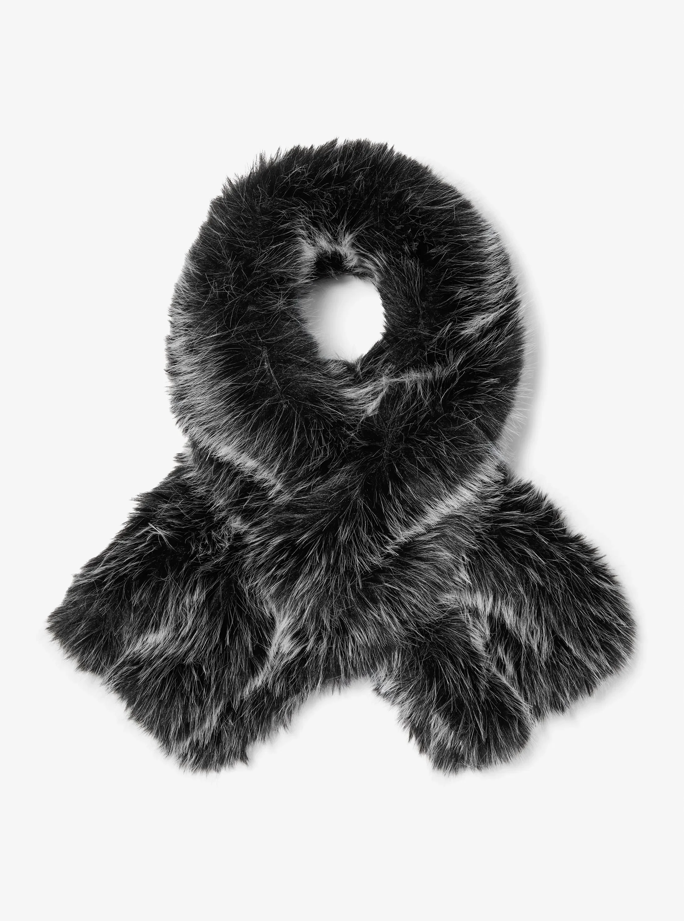Женские аксессуары Michael Kors Faux Fur and Wool Scarf