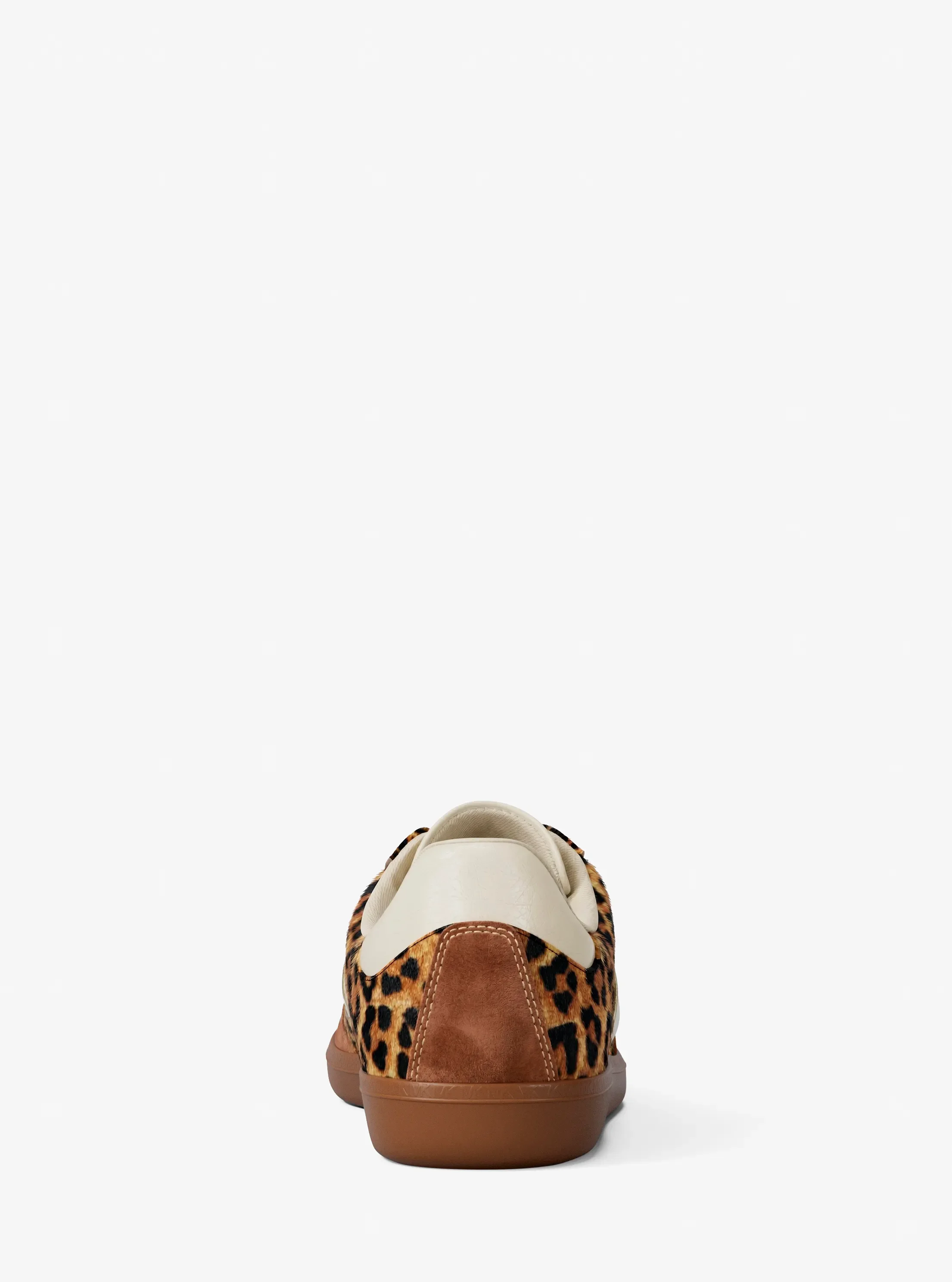 Кроссовки Michael Kors Sammy Leopard Print Calf Hair, цвет: Верблюжий — фото 4