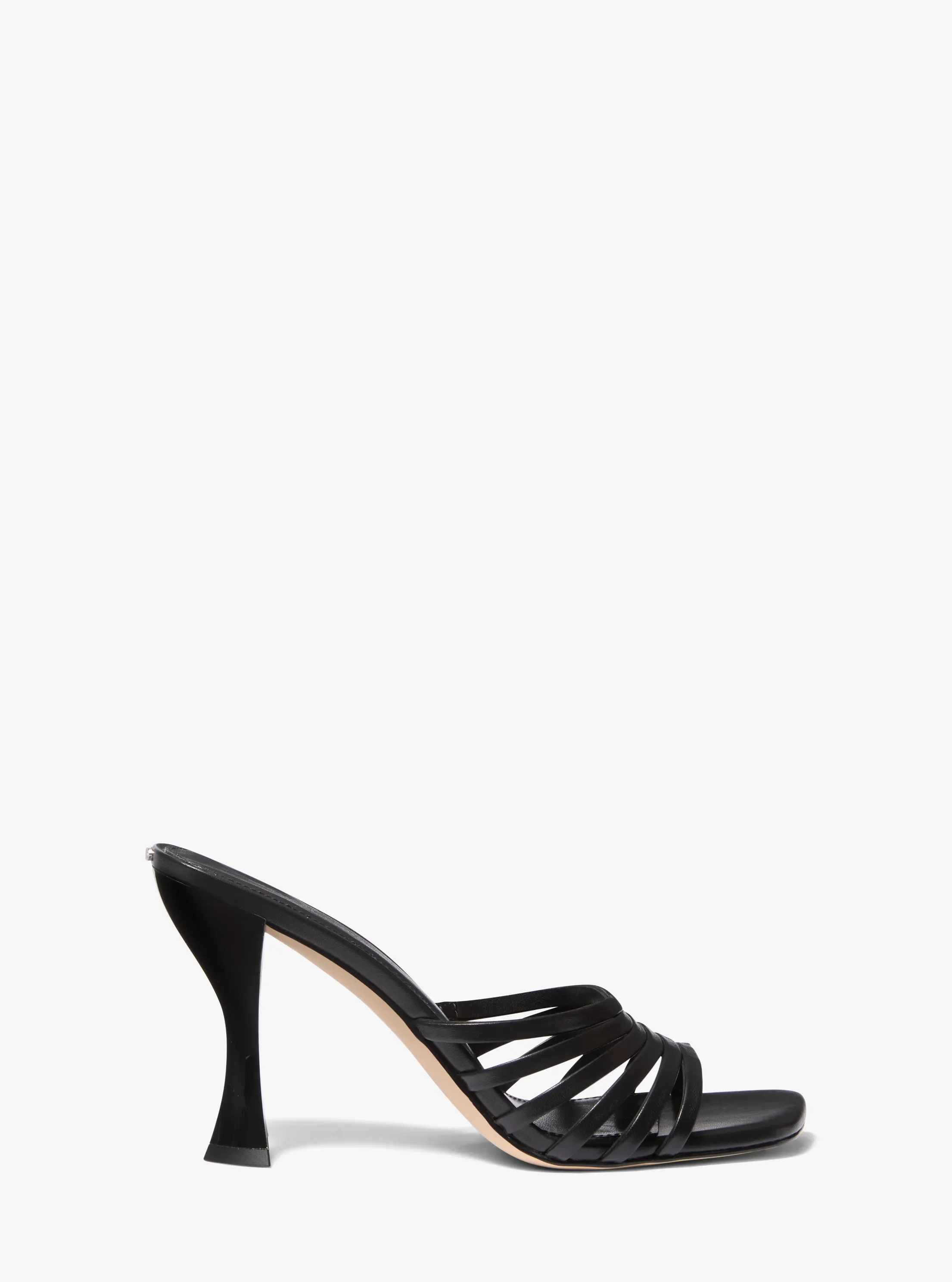 Женские сандалии Michael Kors Haisley Leather Sandal, цвет: Чёрный — фото 2
