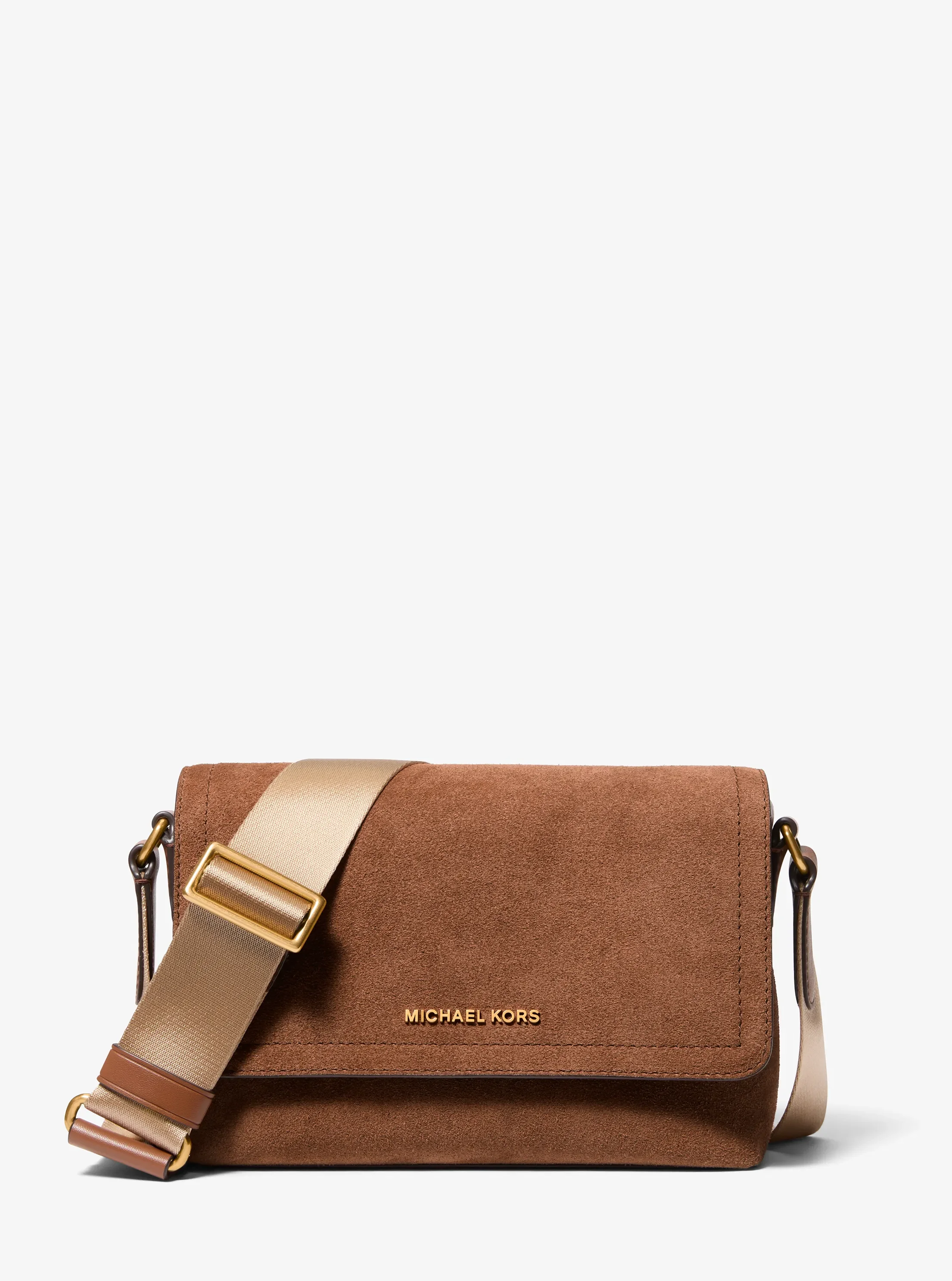 Мужские сумки Michael Kors Hudson Mini Suede Messenger