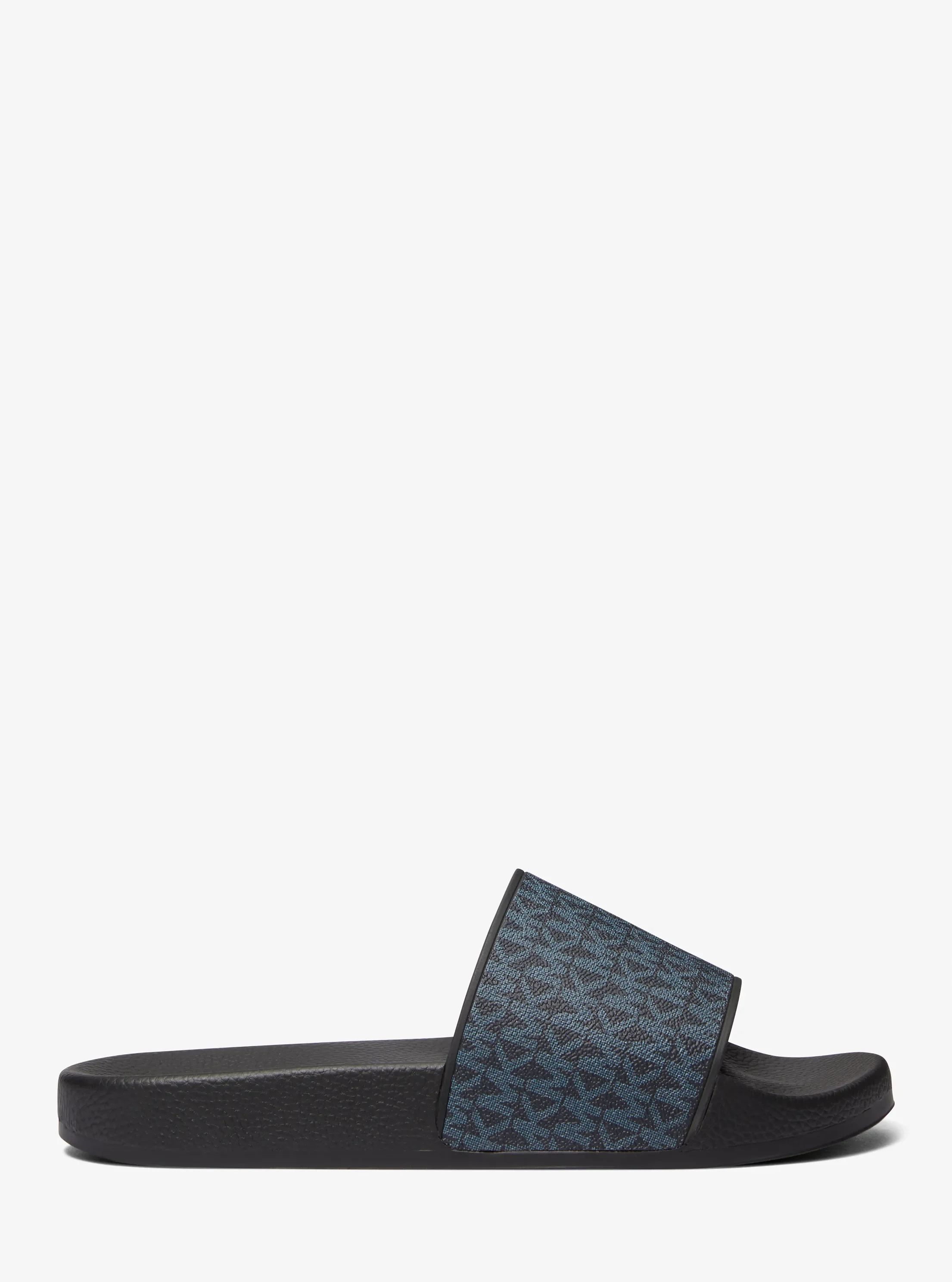 Сандалии Michael Kors Dawson Signature Logo Slide Sandal, цвет: Admrl/Plblue — фото 2