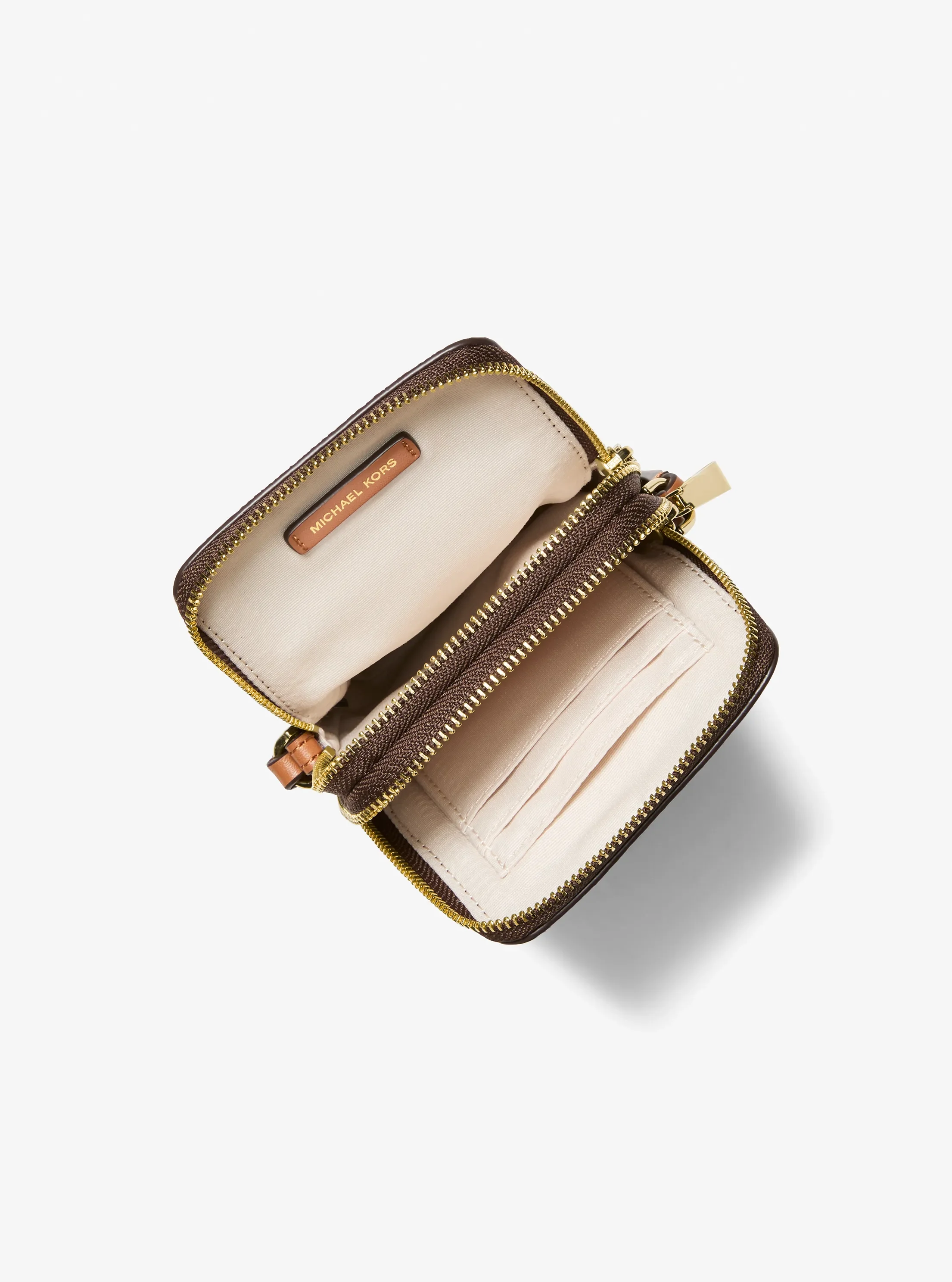 Женские сумки Michael Kors Jet Set Small Signature Logo Smartphone Crossbody — фото 2