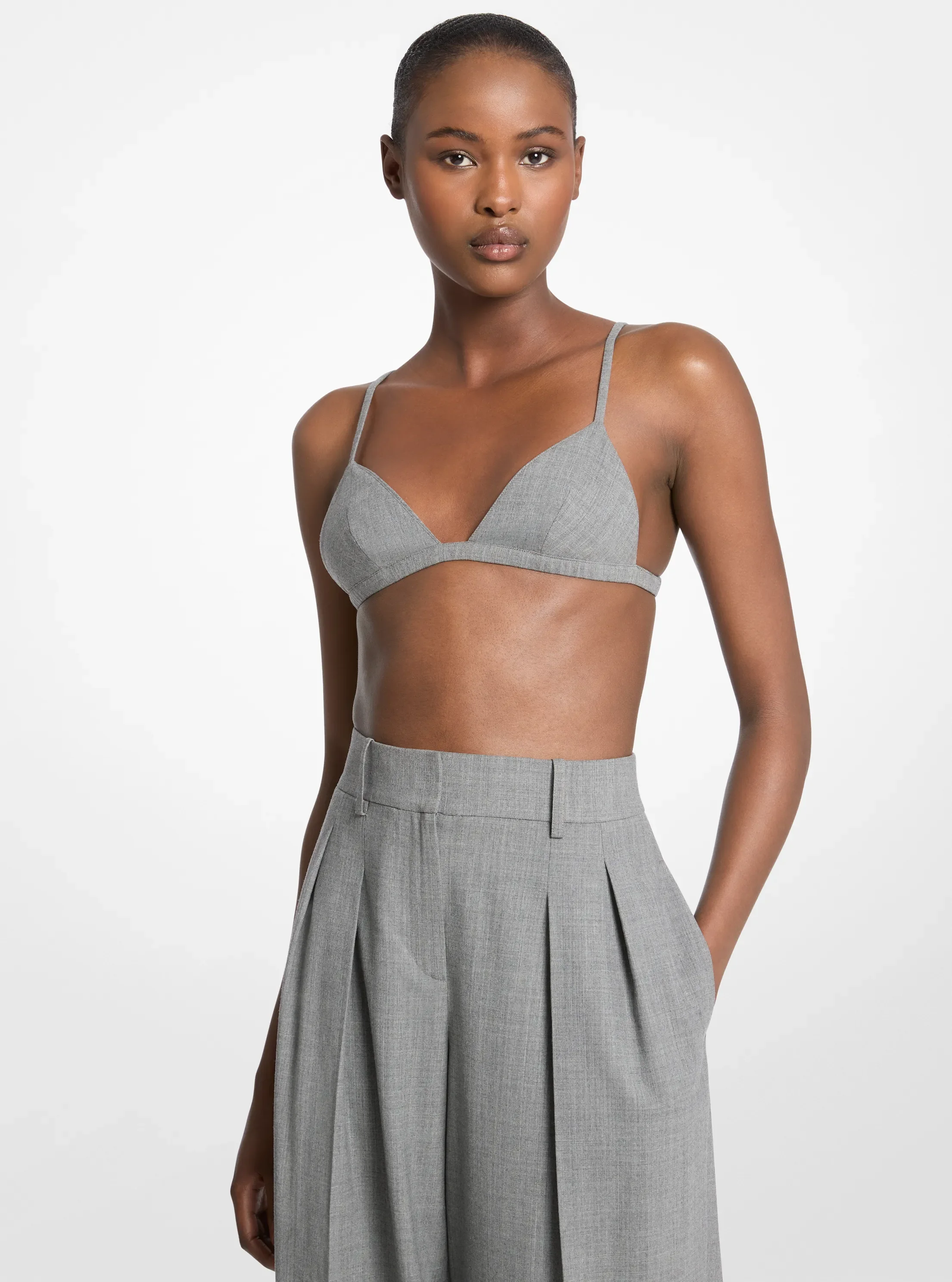 Бралетт Wool, стрейч — Michael Kors, цвет: Серый