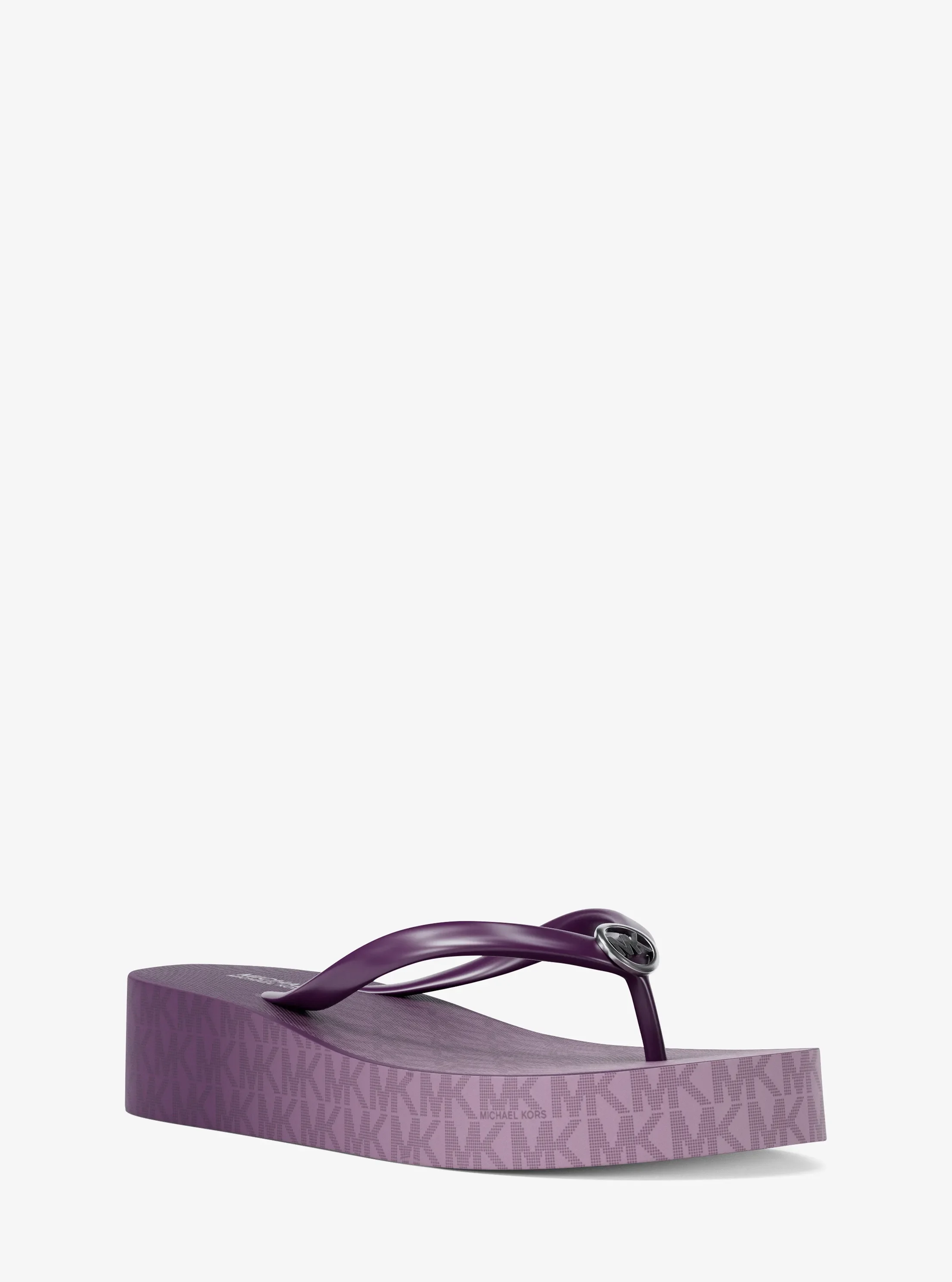 Сандалии Michael Kors Bedford Ombré Signature Logo Flip Flops