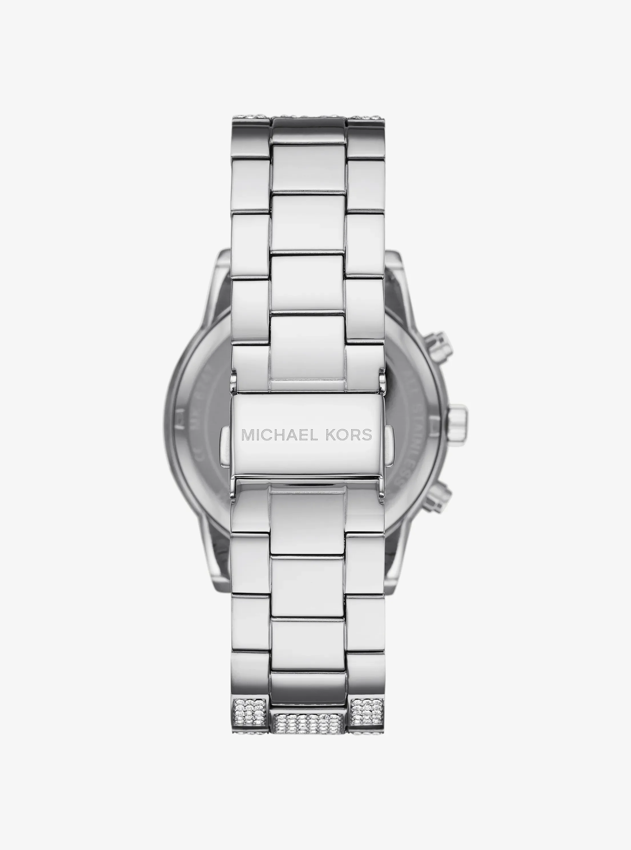 Женские часы Michael Kors Bryant Pavé Silver-Tone Watch, цвет: Серебряный — фото 3