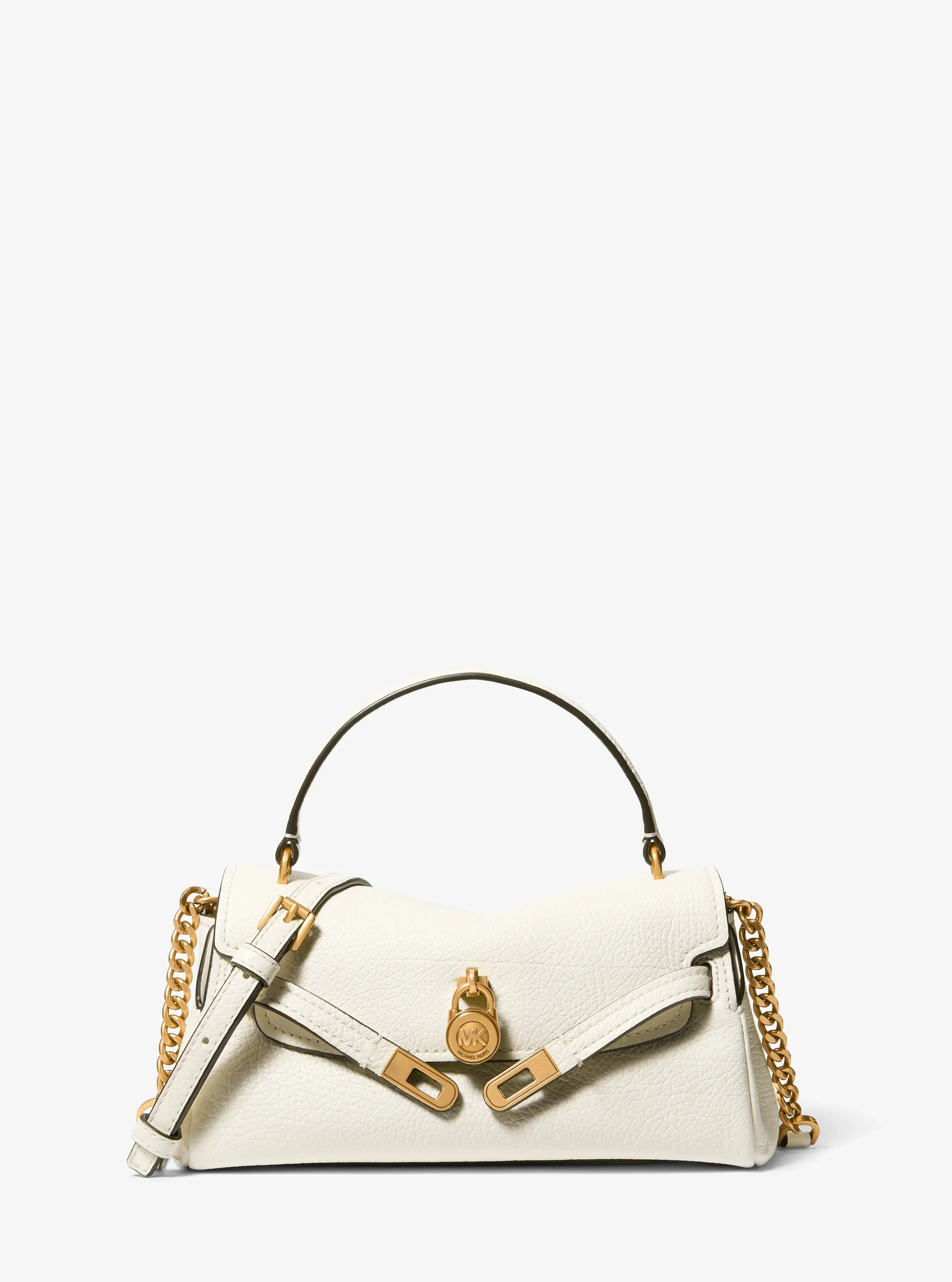 Michael Kors Hamilton Moderne Extra-Small Textured Leather Slouchy Crossbody Bag