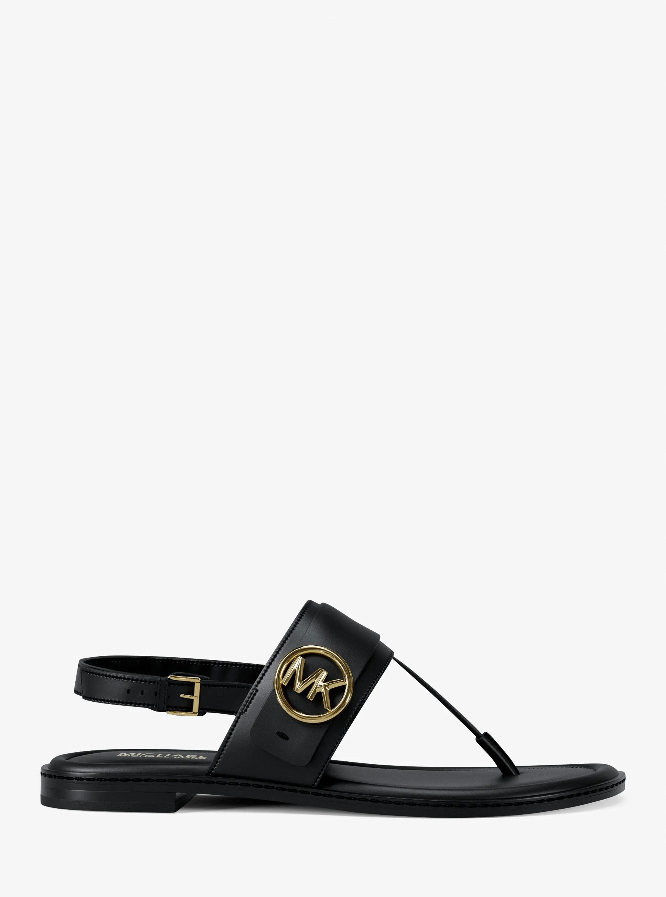 Сандалии Michael Kors Carmen Thong Sandal, цвет: Чёрный — фото 2