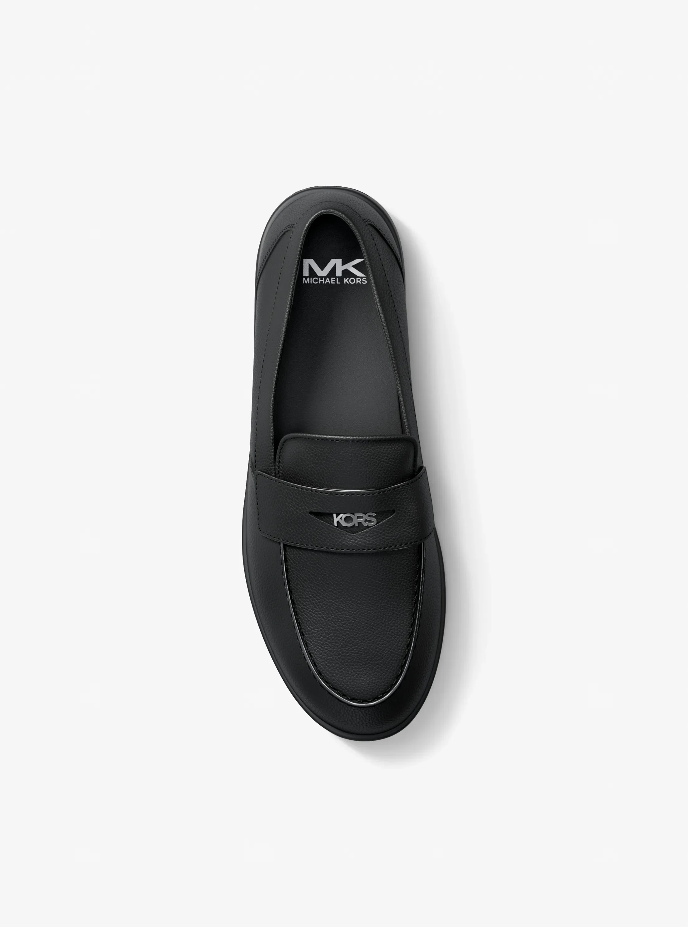 Туфли Michael Kors Hugh Slip-On Loafer, цвет: Чёрный — фото 5