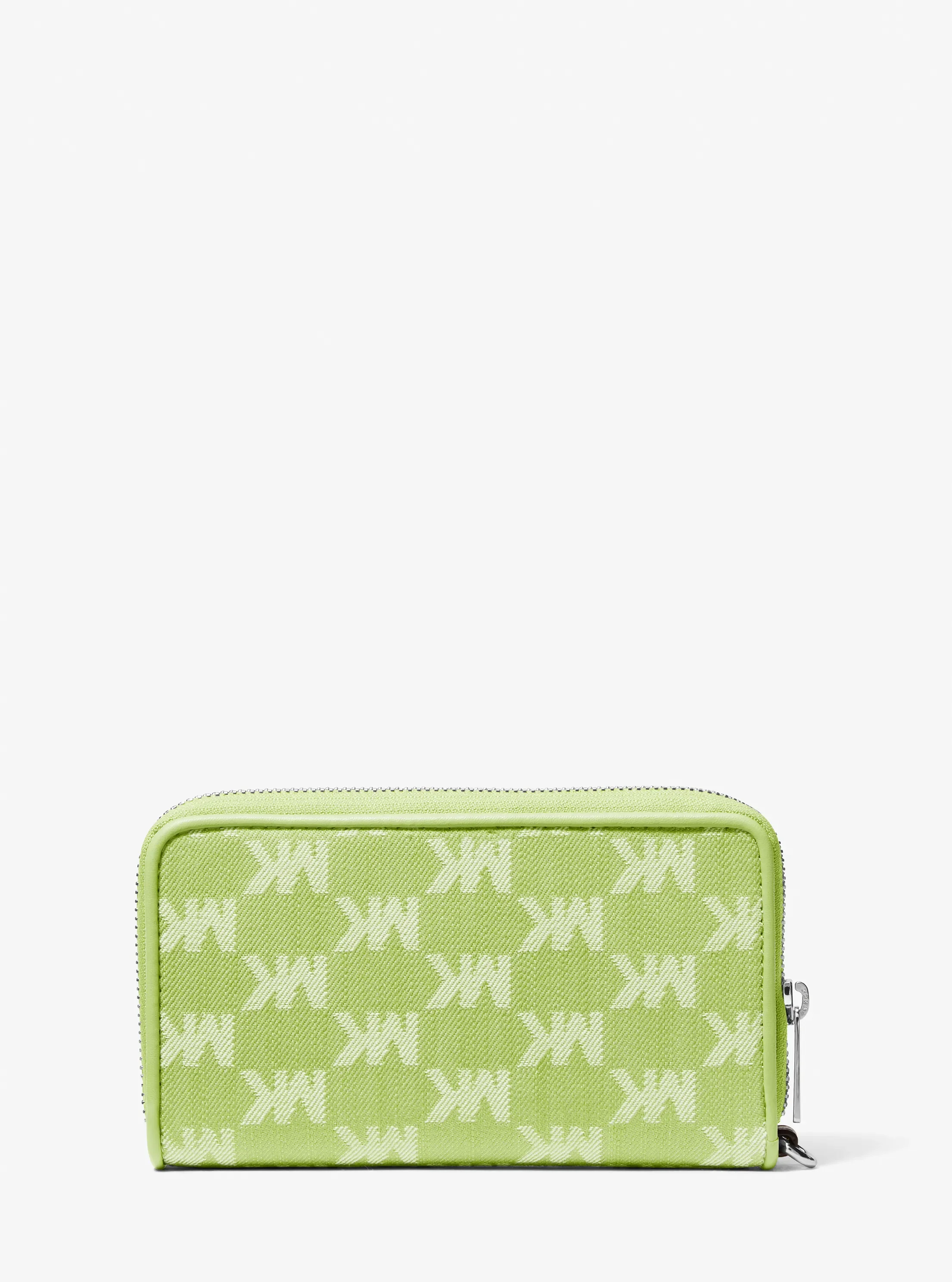 Michael Kors Jet Set Travel Large Logo Jacquard Denim Smartphone Wristlet — фото 3