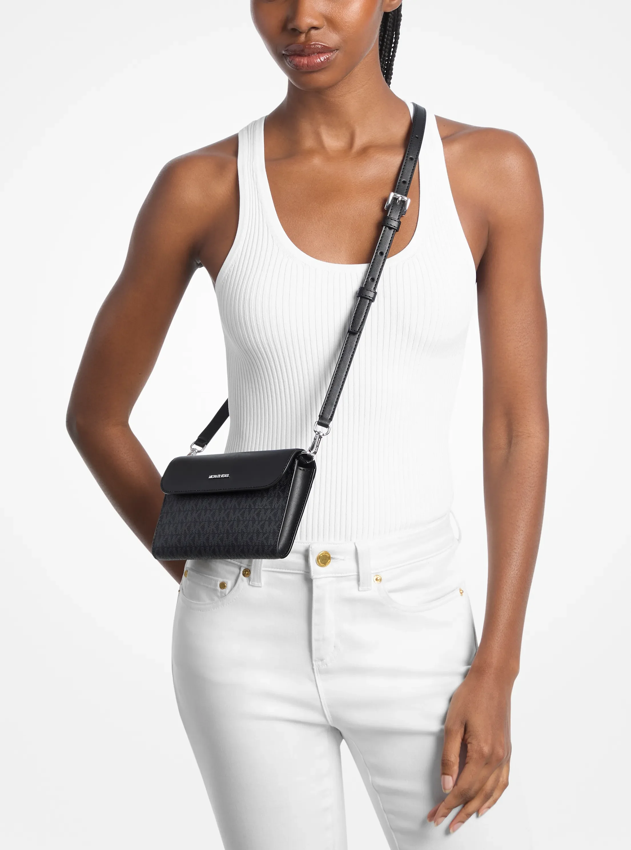 Сумки Michael Kors Jet Set Travel Large 3-in-1 Signature Logo — фото 5