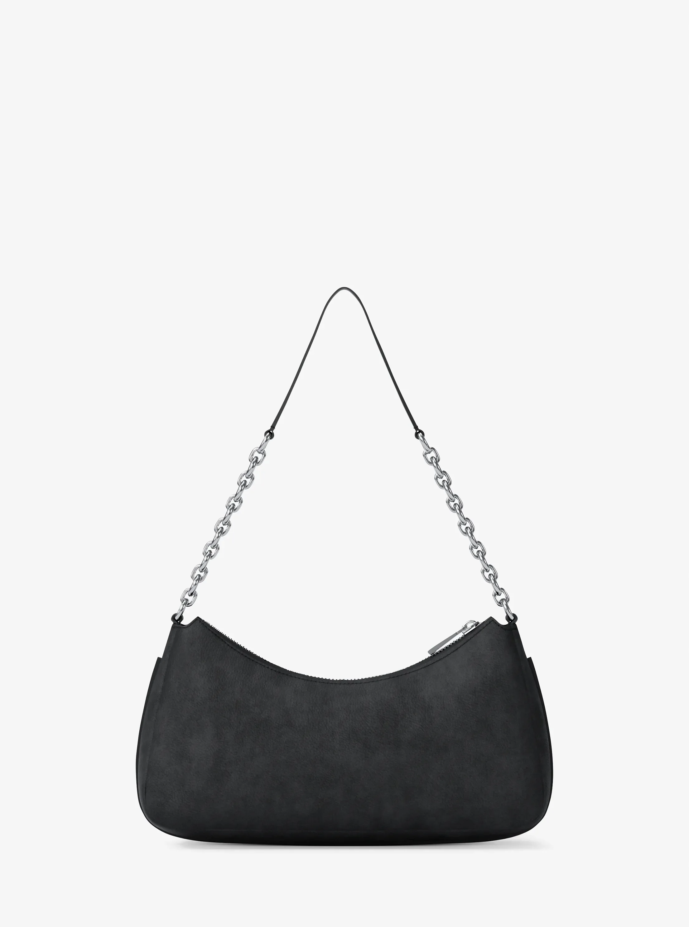 Сумка Michael Kors Nolita Medium Nubuck Chain Pochette, цвет: Чёрный — фото 5