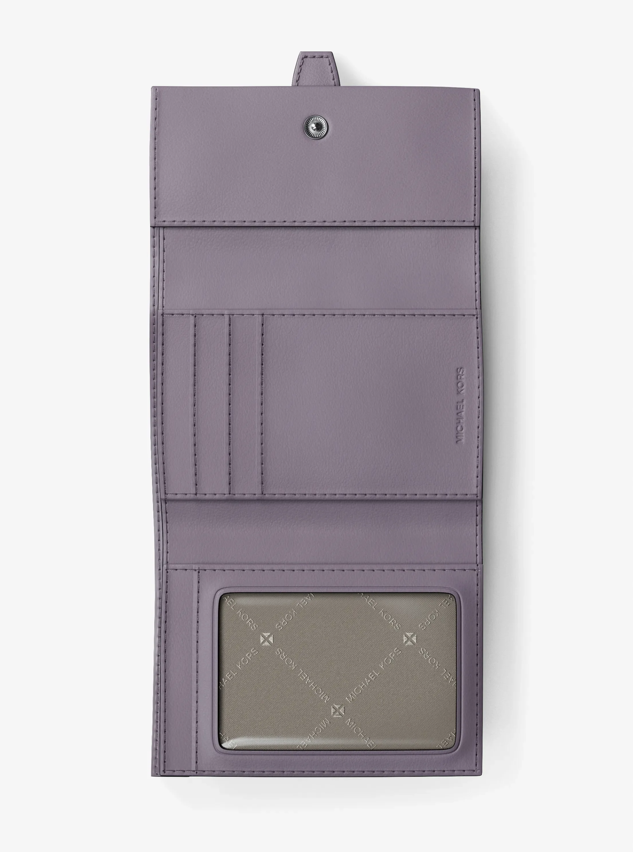 Кошельки Michael Kors Greenwich Medium Leather Trifold Wallet — фото 2