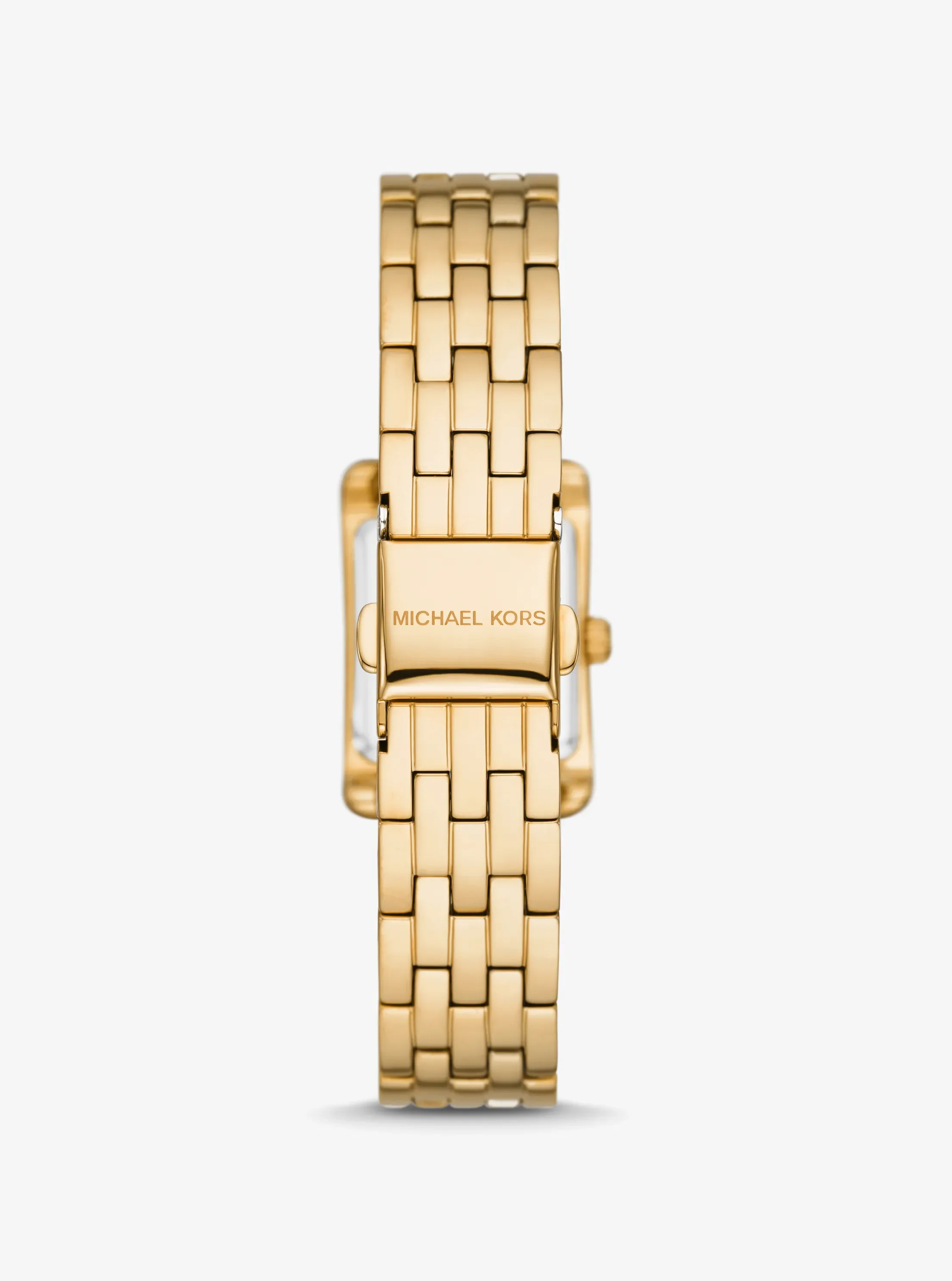 Часы Michael Kors Mini Monroe Pavé Gold-Tone Watch, цвет: Золотой — фото 3