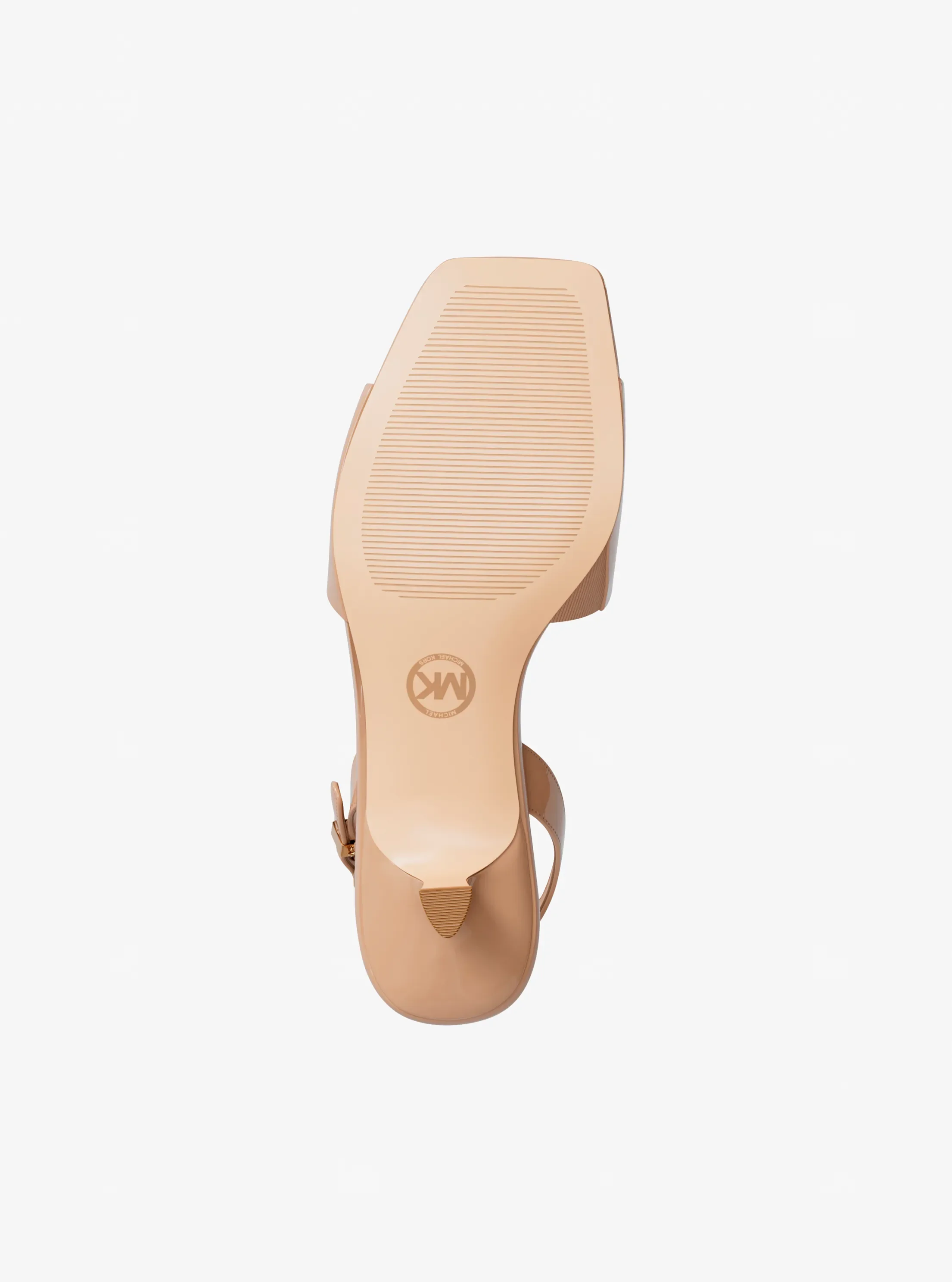 Сандалии Michael Kors Merrie Patent Kitten Heel Sandal, цвет: Светлый пудровый — фото 6