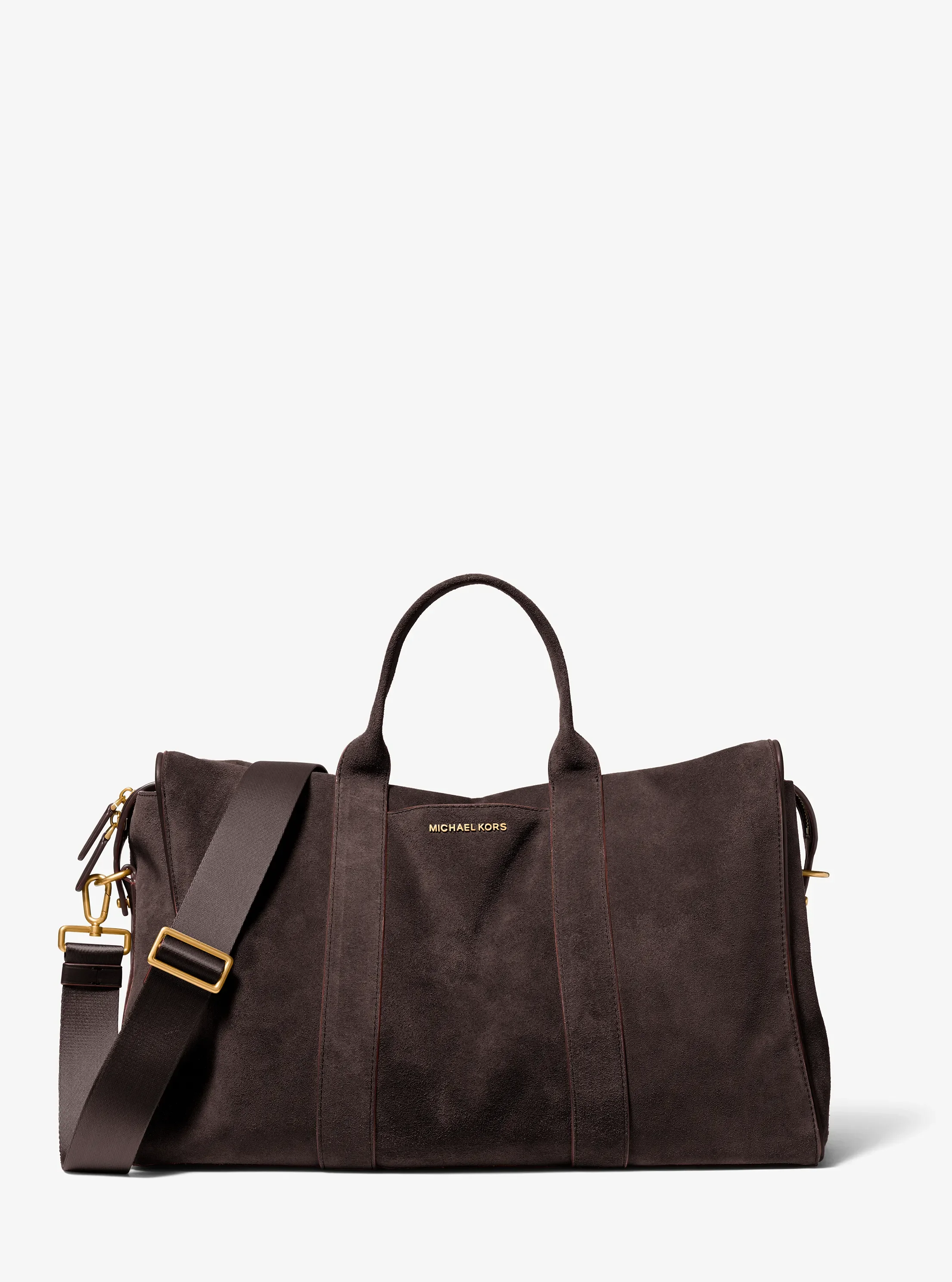 Мужские сумки Michael Kors Nicholas Medium Suede Slouch Duffel