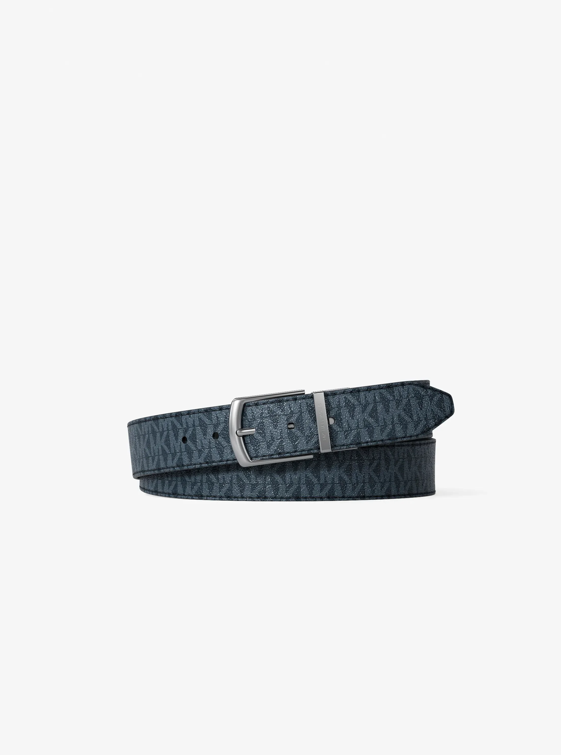 Ремни Michael Kors 4-In-1 Logo Belt Box Set, цвет: Admrl/Plblue — фото 3