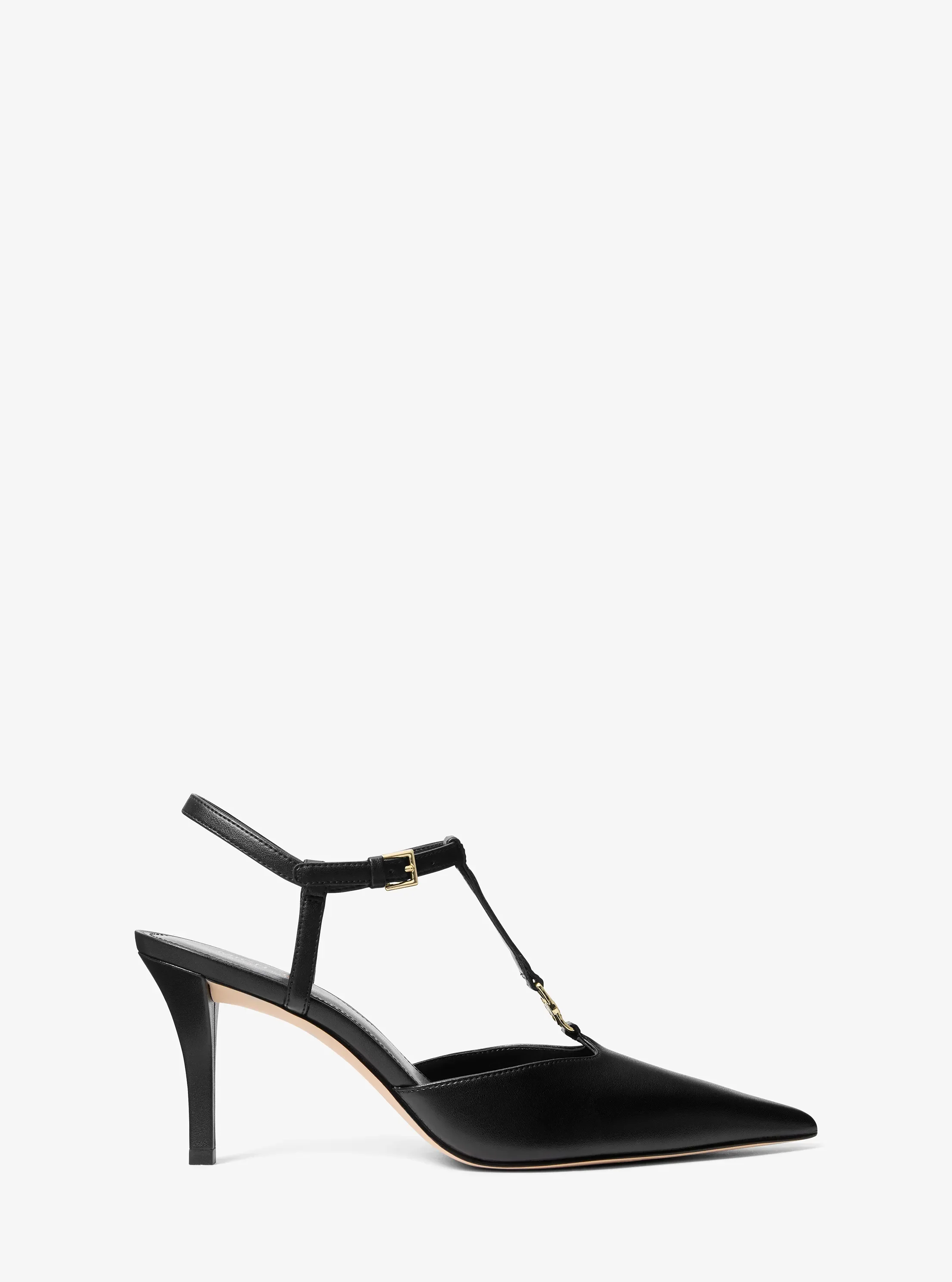 Туфли Michael Kors Nalia T-Strap Pump, цвет: Чёрный — фото 2