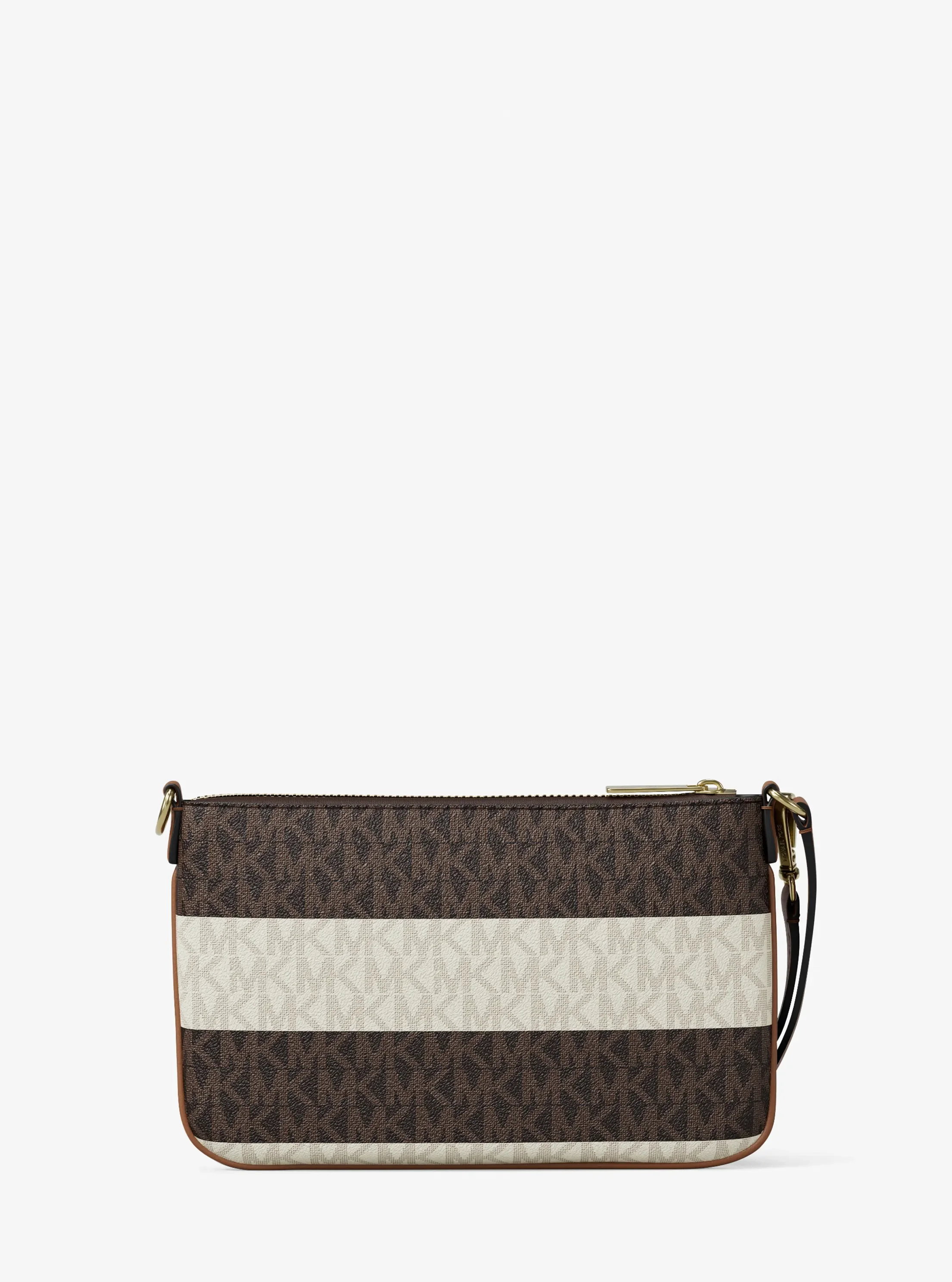 Сумки Michael Kors Jet Set Travel Small Striped Signature Logo Convertible Wristlet — фото 3