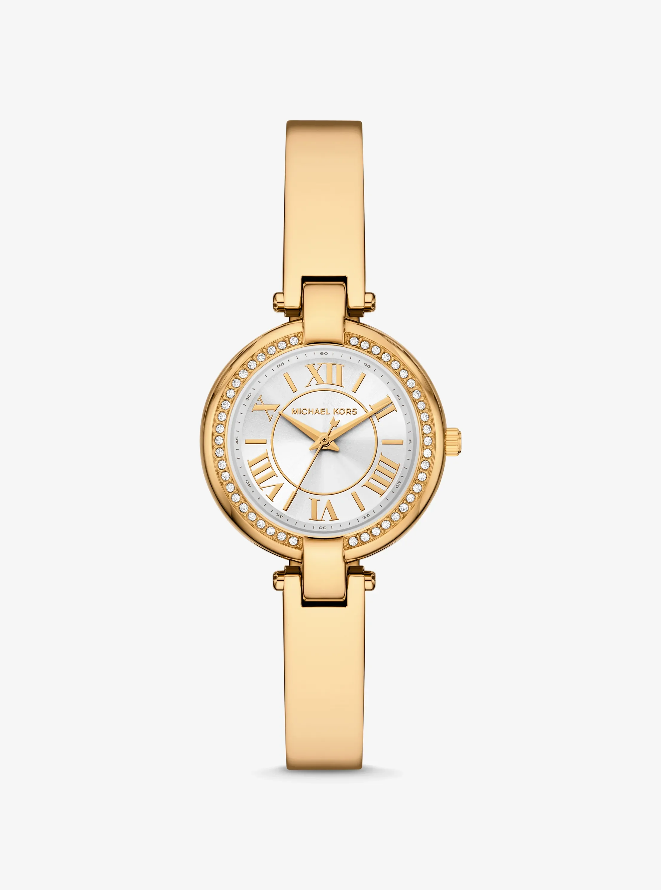 Часы Michael Kors Mini Laney Gold-Tone Bangle Watch