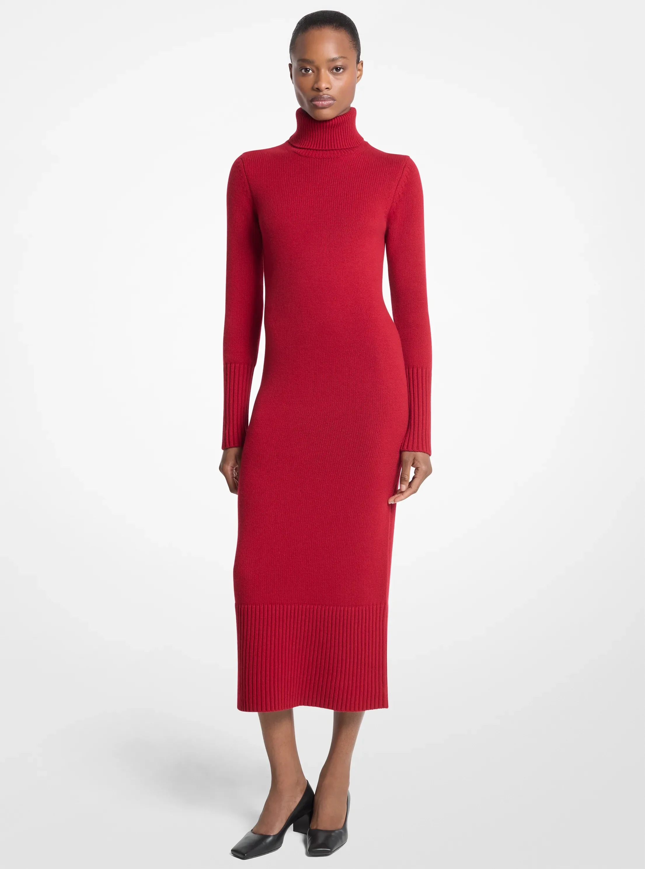 Michael Kors Cashmere Turtleneck Sweater Dress
