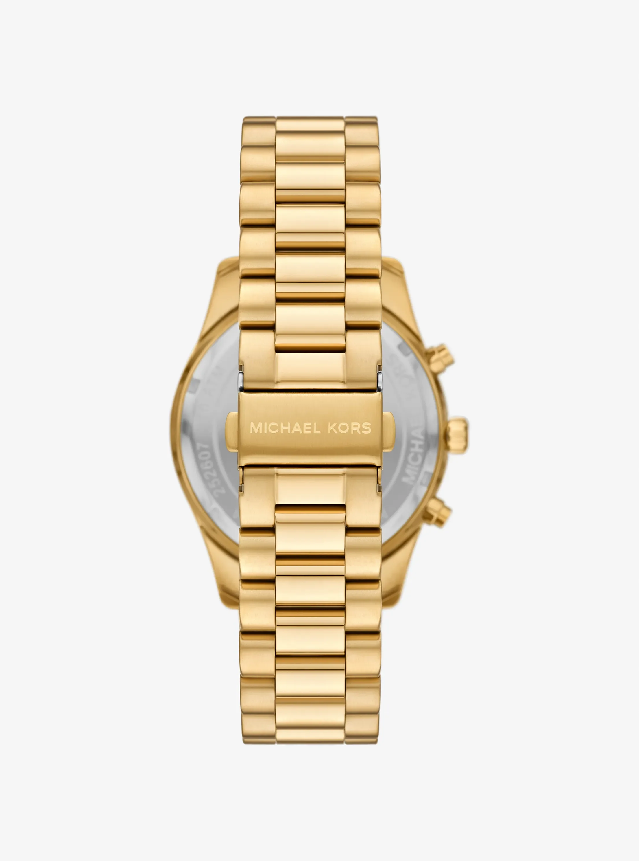 Женские часы Michael Kors Oversized Lexington Gold-Tone Watch — фото 3