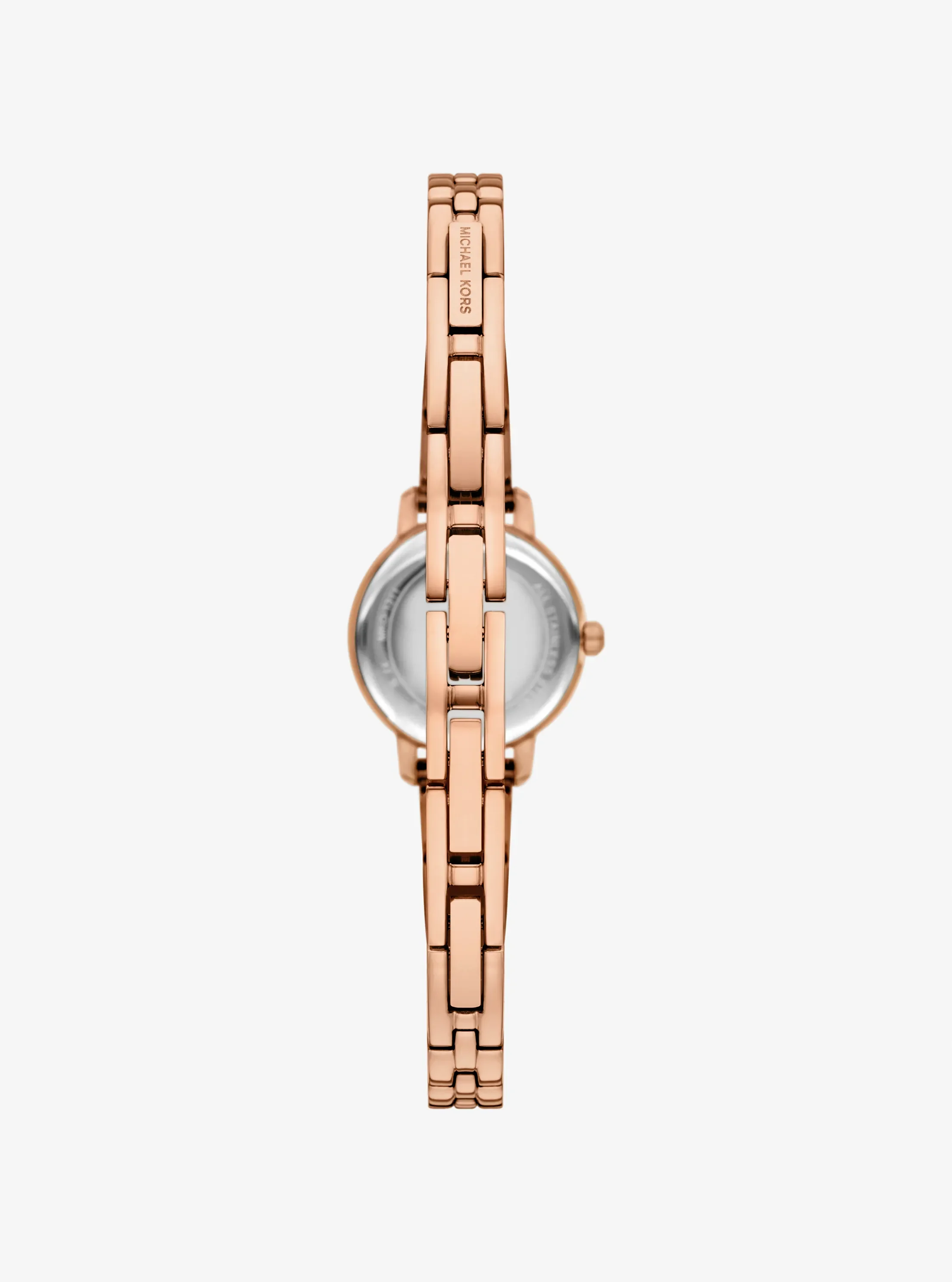 Часы Michael Kors Micro Melissa Pavé Rose Gold-Tone Watch, цвет: Розовое золото — фото 3