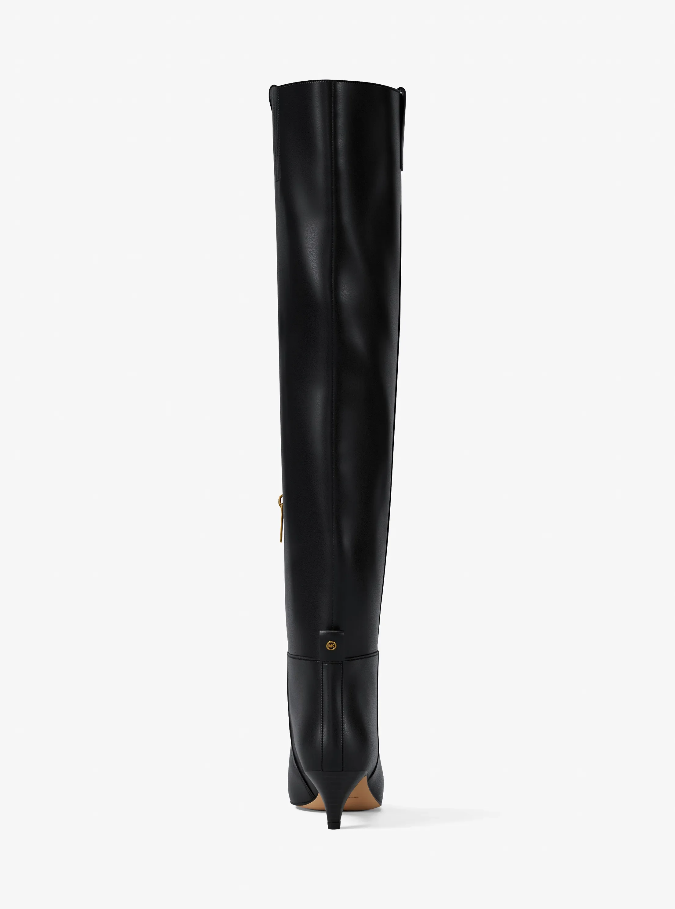 Женские ботинки Michael Kors Daniela Leather Boot, цвет: Чёрный — фото 4
