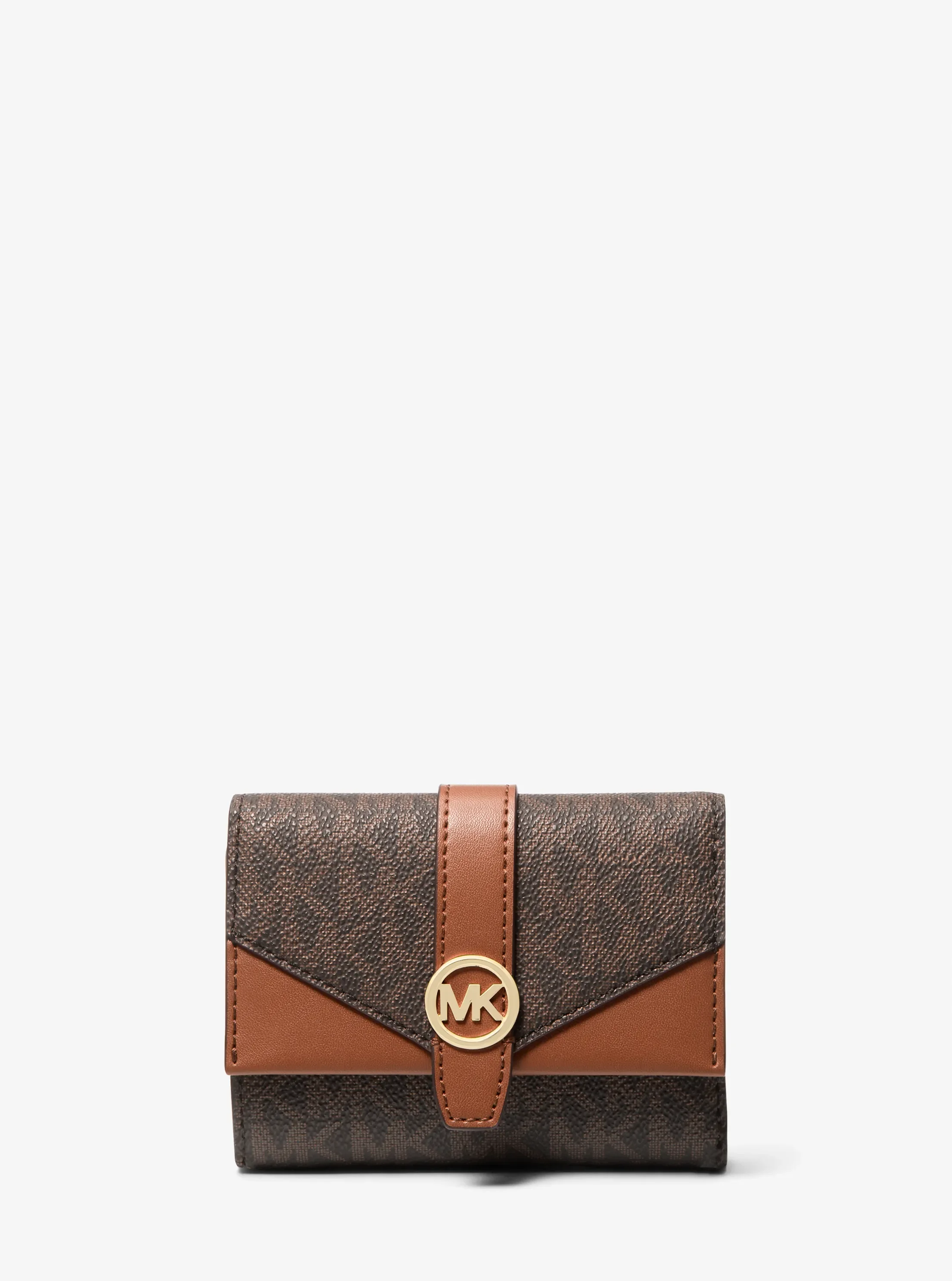 Кошельки Michael Kors Greenwich Medium Signature Logo Trifold Wallet